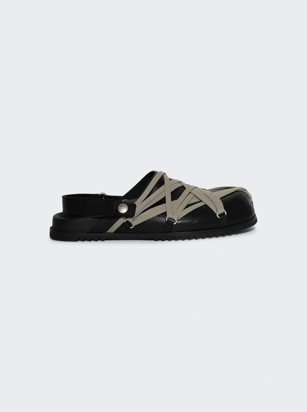 Megalace Mule Granola Black  | The Webster by RICK OWENS