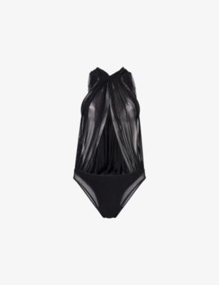 Miami Mesh Stretch-Tulle Body by RICK OWENS