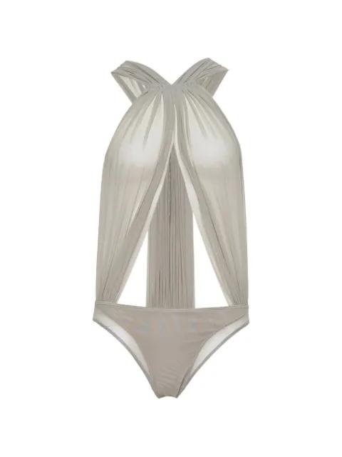 Miami draped-design bodysuit by RICK OWENS