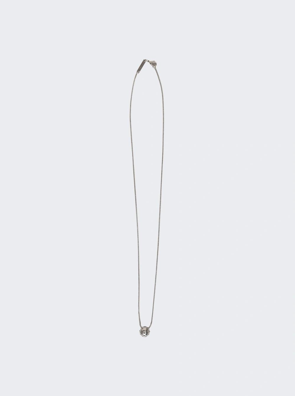 Mini Orb Pendant Necklace Palladium  | The Webster by RICK OWENS