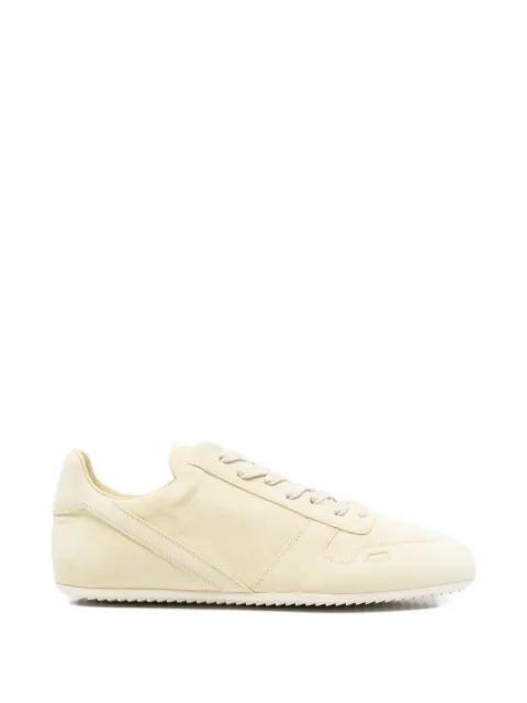 Minimal leather sneakers by RICK OWENS