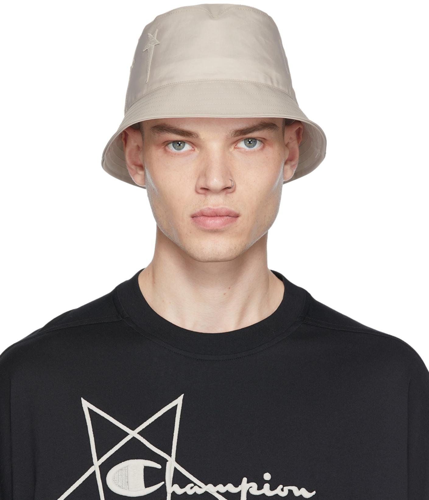 Off-White Champion Edition Gilligan Bucket Hat by RICK OWENS