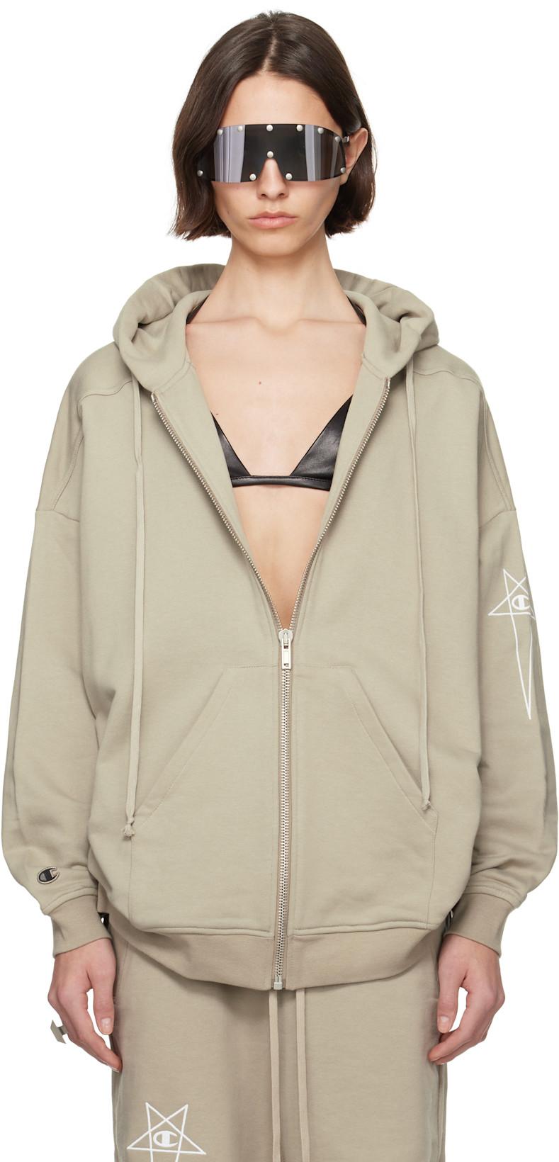 Off-White Champion Edition Jumbo Jason's Hoodie by RICK OWENS