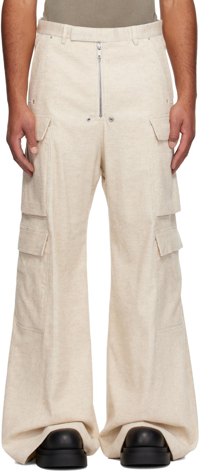 Off-White Concordians Tailored Cargobelas Cargo Pants by RICK OWENS