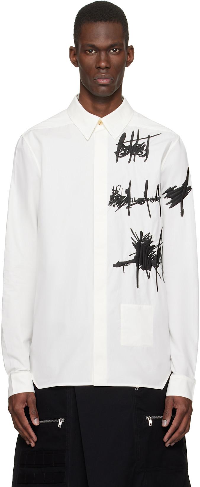Off-White 'SUICIDE' Edition Temple Rev Shirt by RICK OWENS