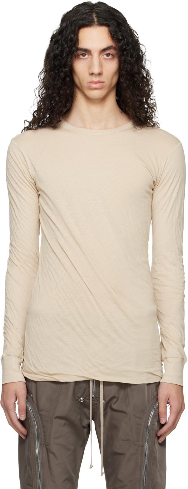 Off-White Temple Double LS T-shirt by RICK OWENS