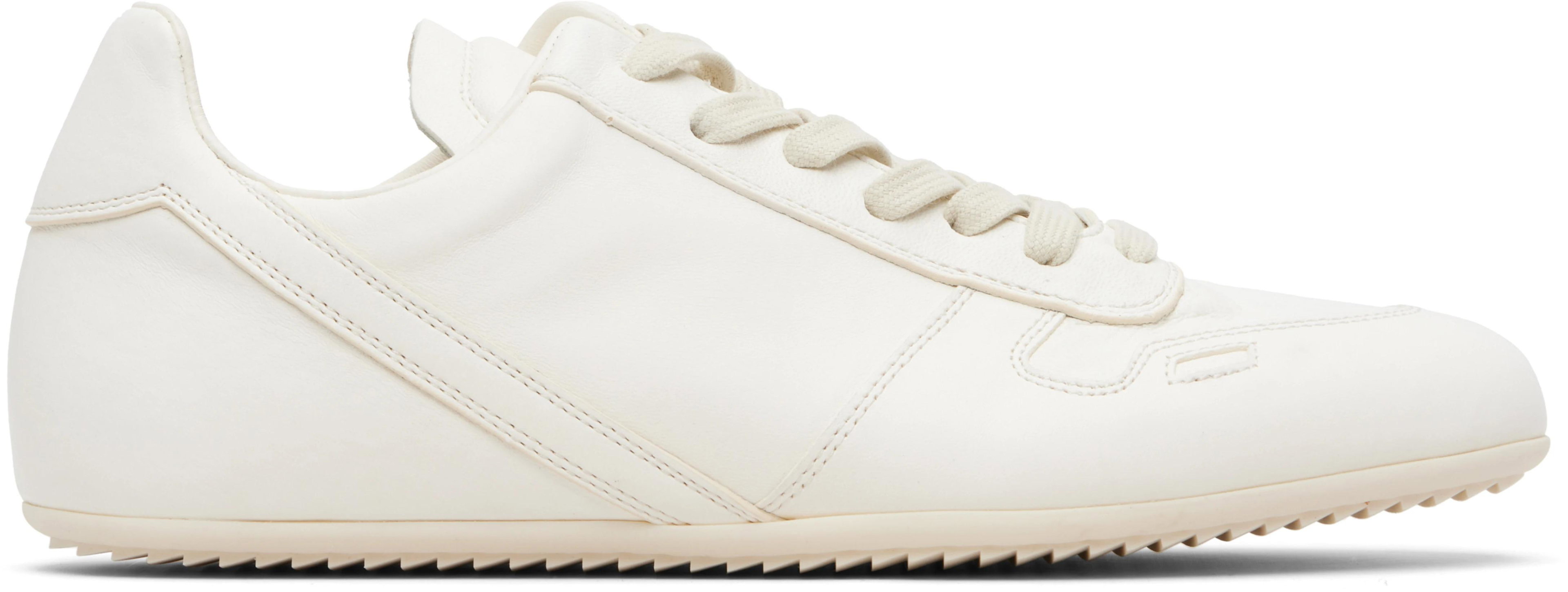 Off-White Temple Minimal Sneakers by RICK OWENS