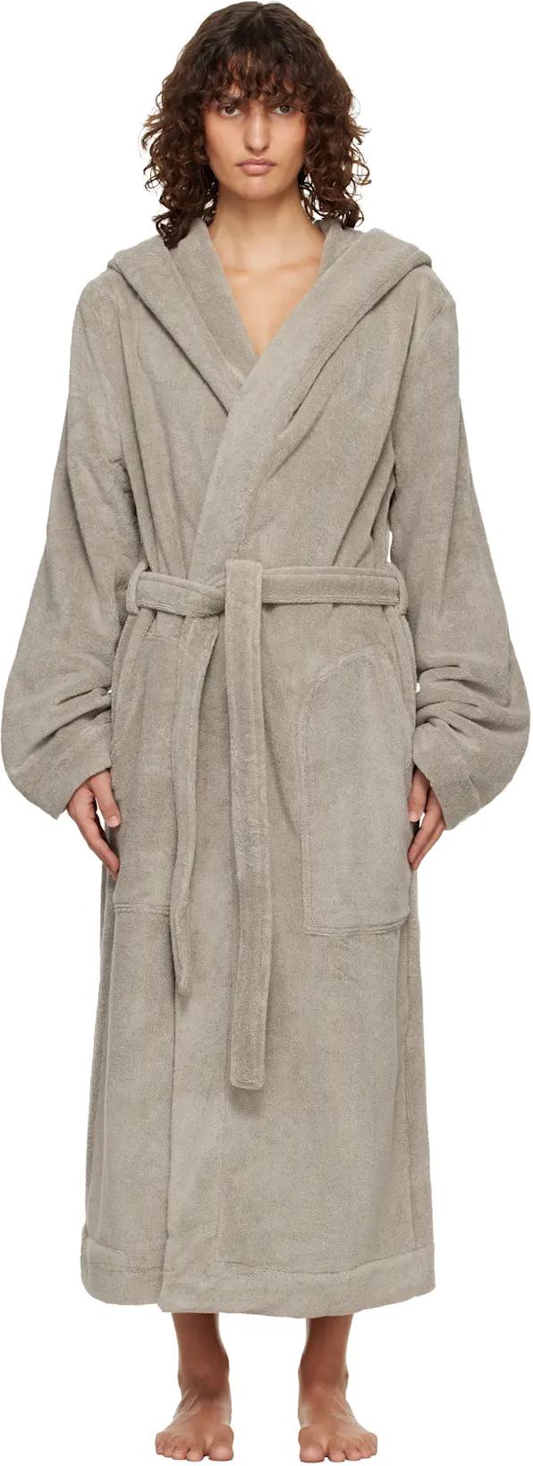 Off-White Temple Pentagram Bathrobe by RICK OWENS