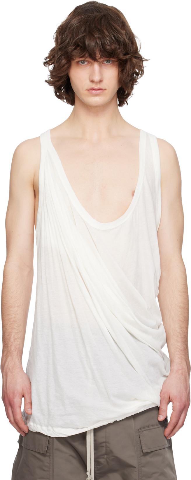 Off-White Temple Pony Tank Top by RICK OWENS