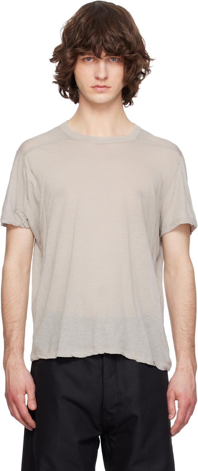 Off-White Temple Short Level T-shirt by RICK OWENS