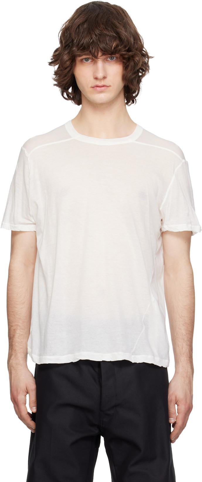 Off-White Temple Short Level T-shirt by RICK OWENS