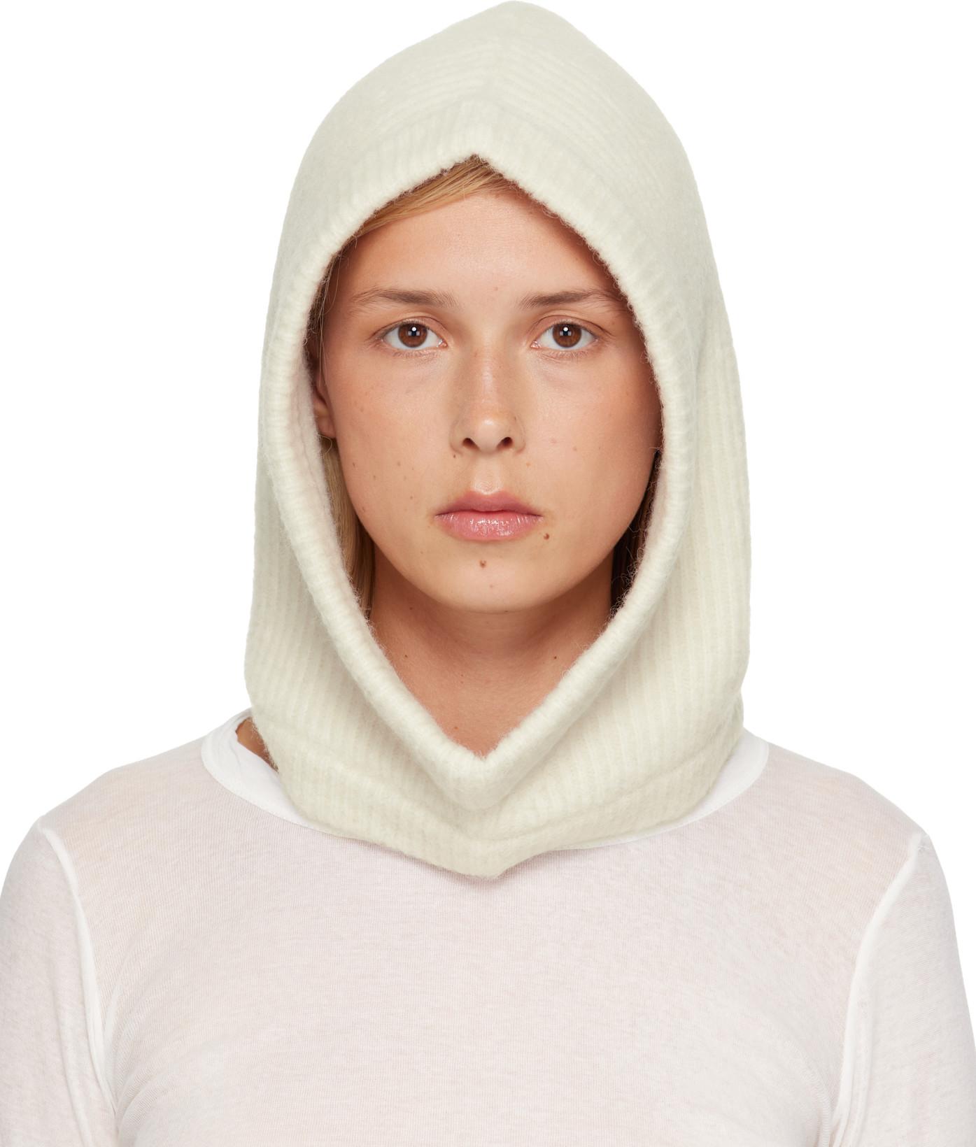 Off-White Tower Alpaca Knit Hood by RICK OWENS