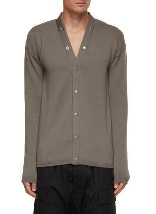 Peter Button Shawl Cardigan by RICK OWENS