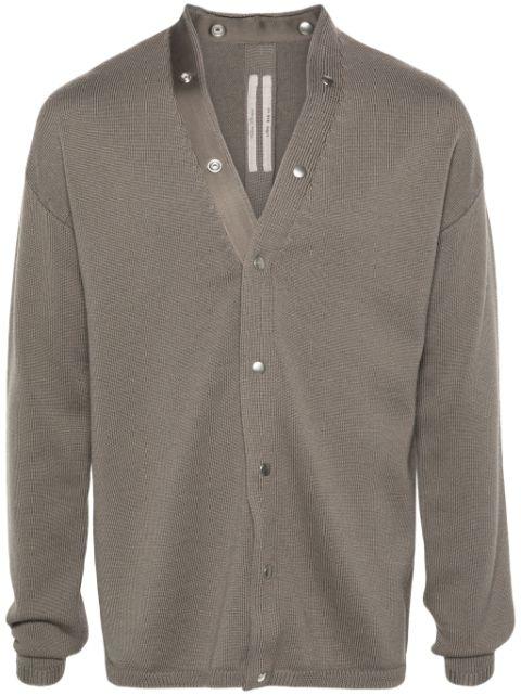 Peter decorative button-detail cardigan by RICK OWENS