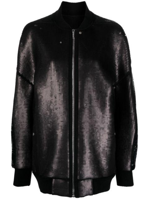 Peter sequin-embellished bomber jacket by RICK OWENS