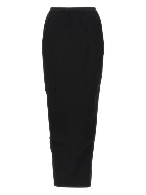 Pillar back-split maxi skirt by RICK OWENS