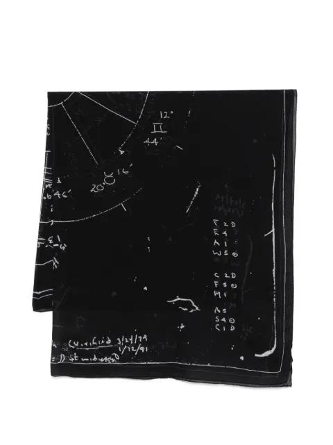 Pino Astro scarf by RICK OWENS