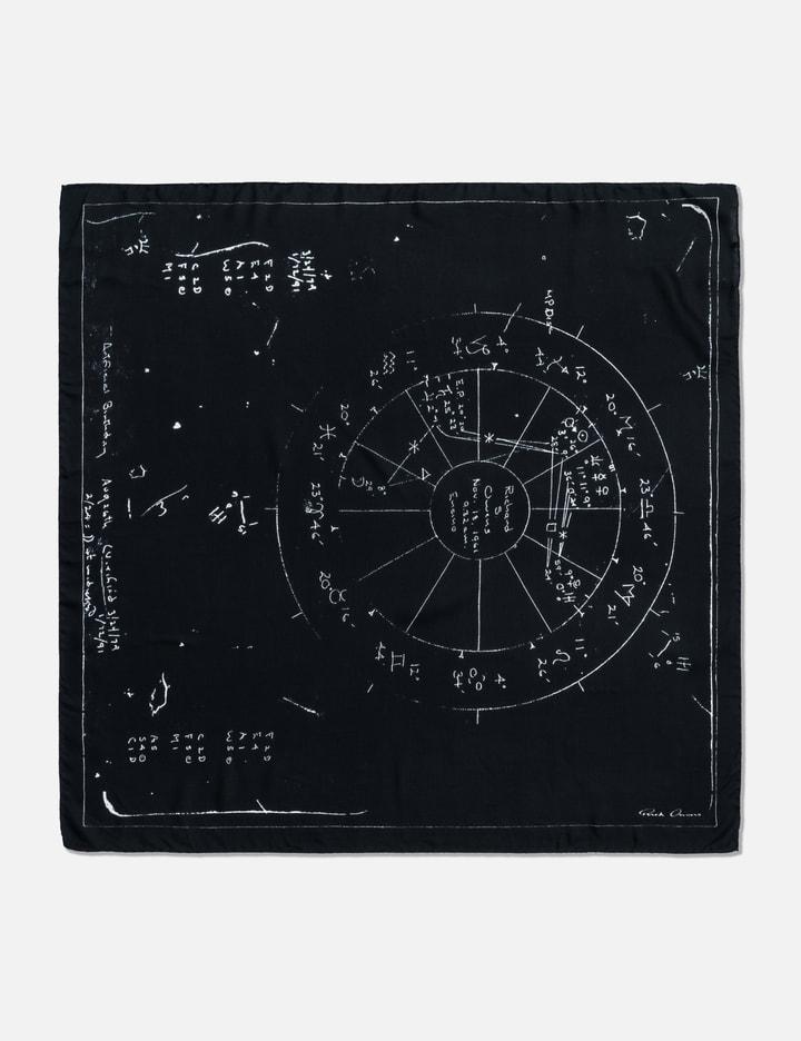 Printed Astro 70x70 Scarf by RICK OWENS