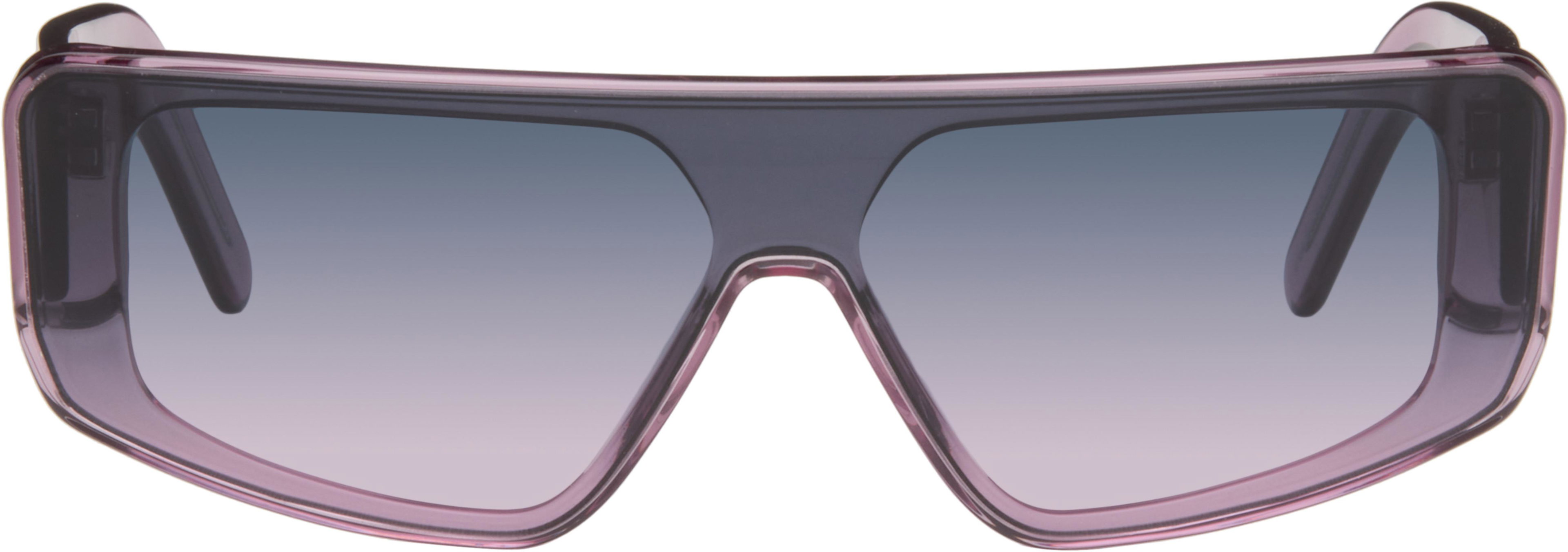 Purple Performa Sunglasses by RICK OWENS