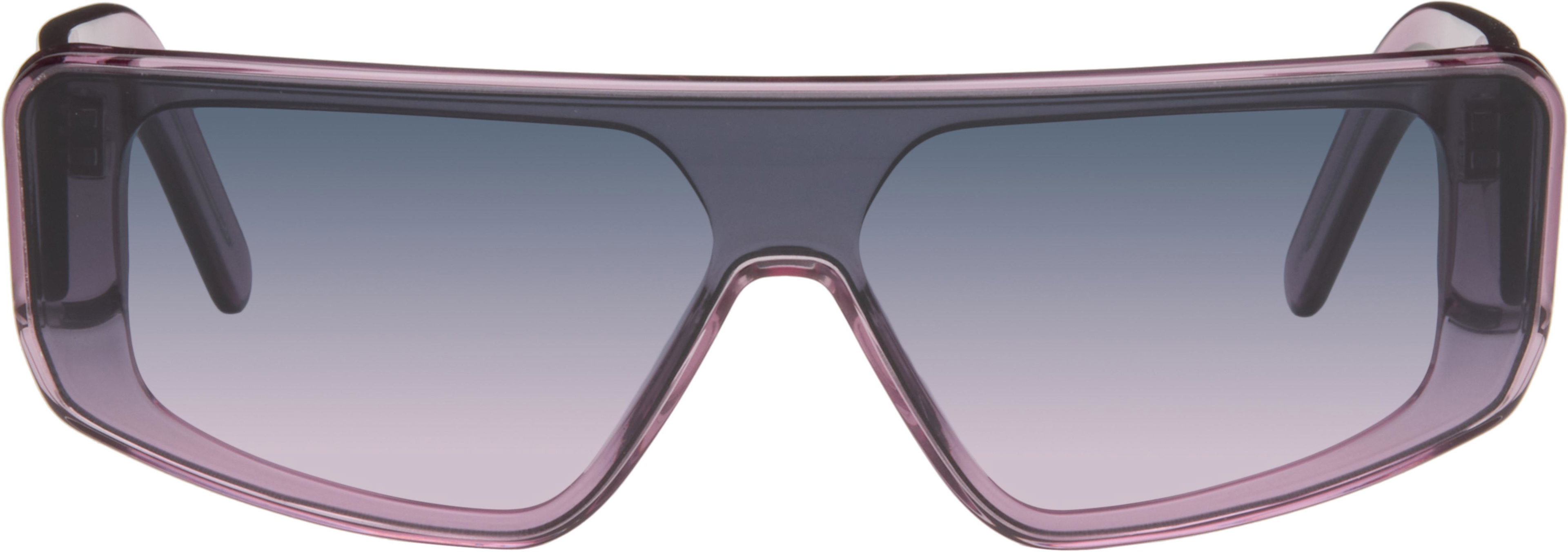 Purple Performa Sunglasses by RICK OWENS