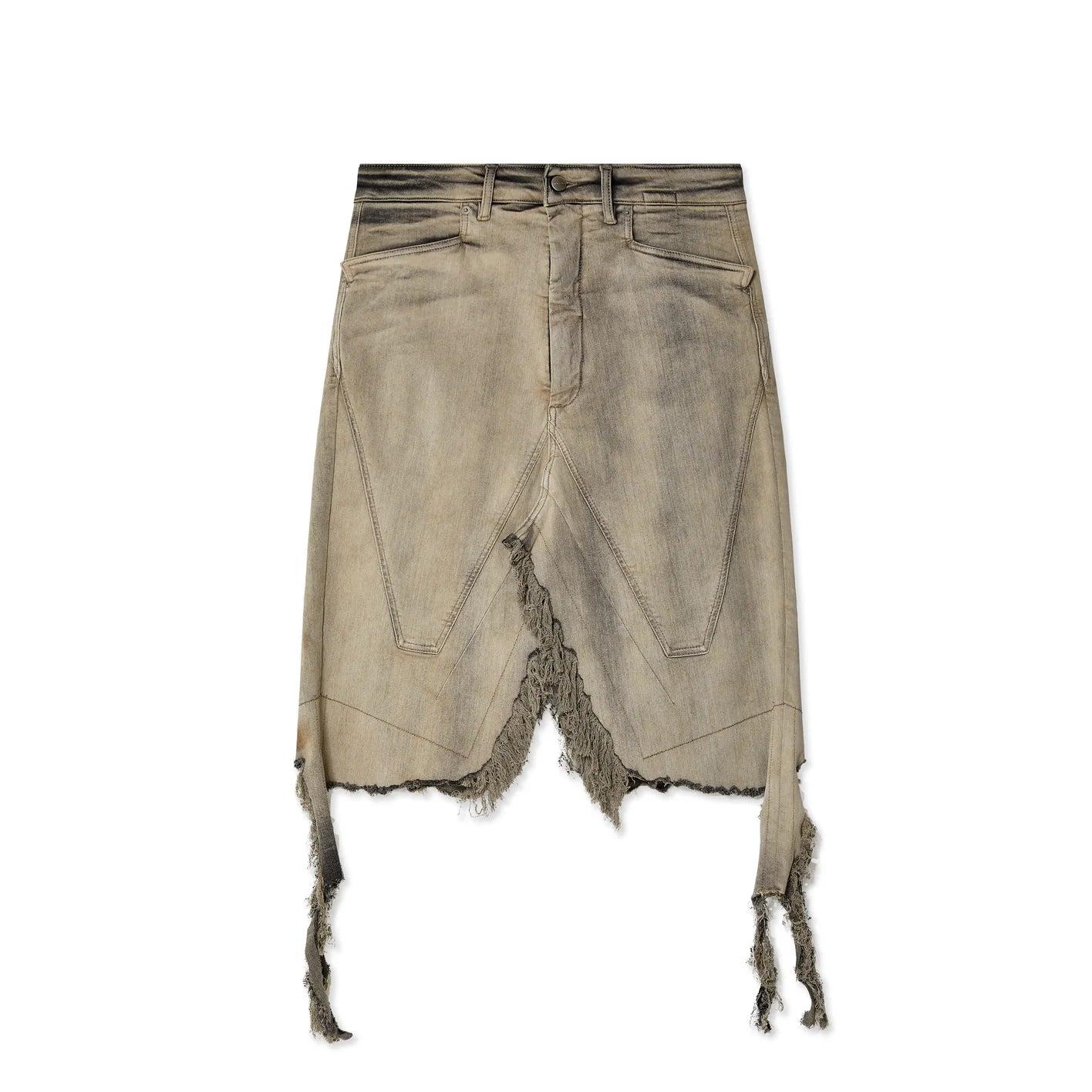 RICK OWENS - Men's Denim Skirt Mineral - (Mineral) by RICK OWENS