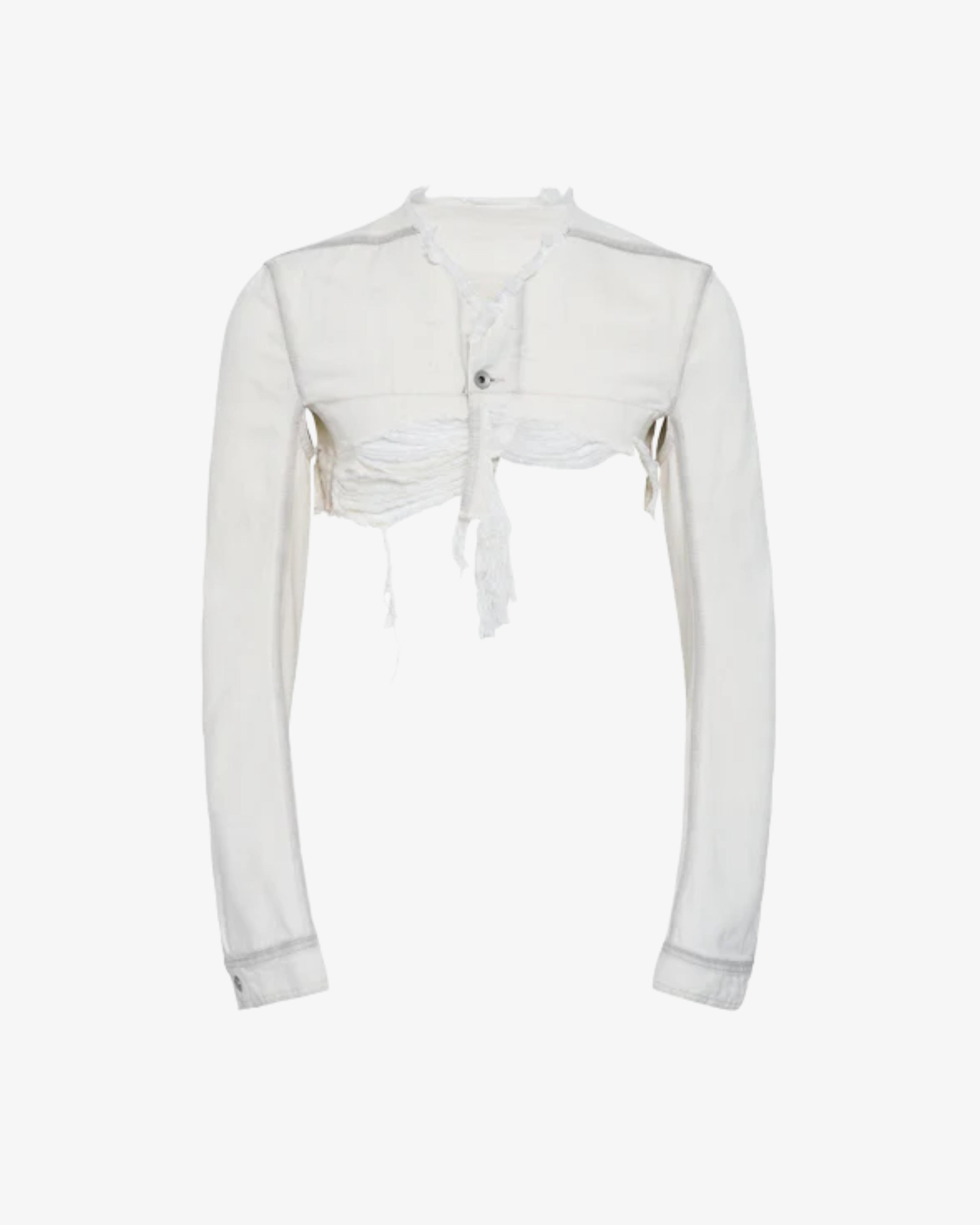 RICK OWENS - Men's Microworker  - (White) by RICK OWENS