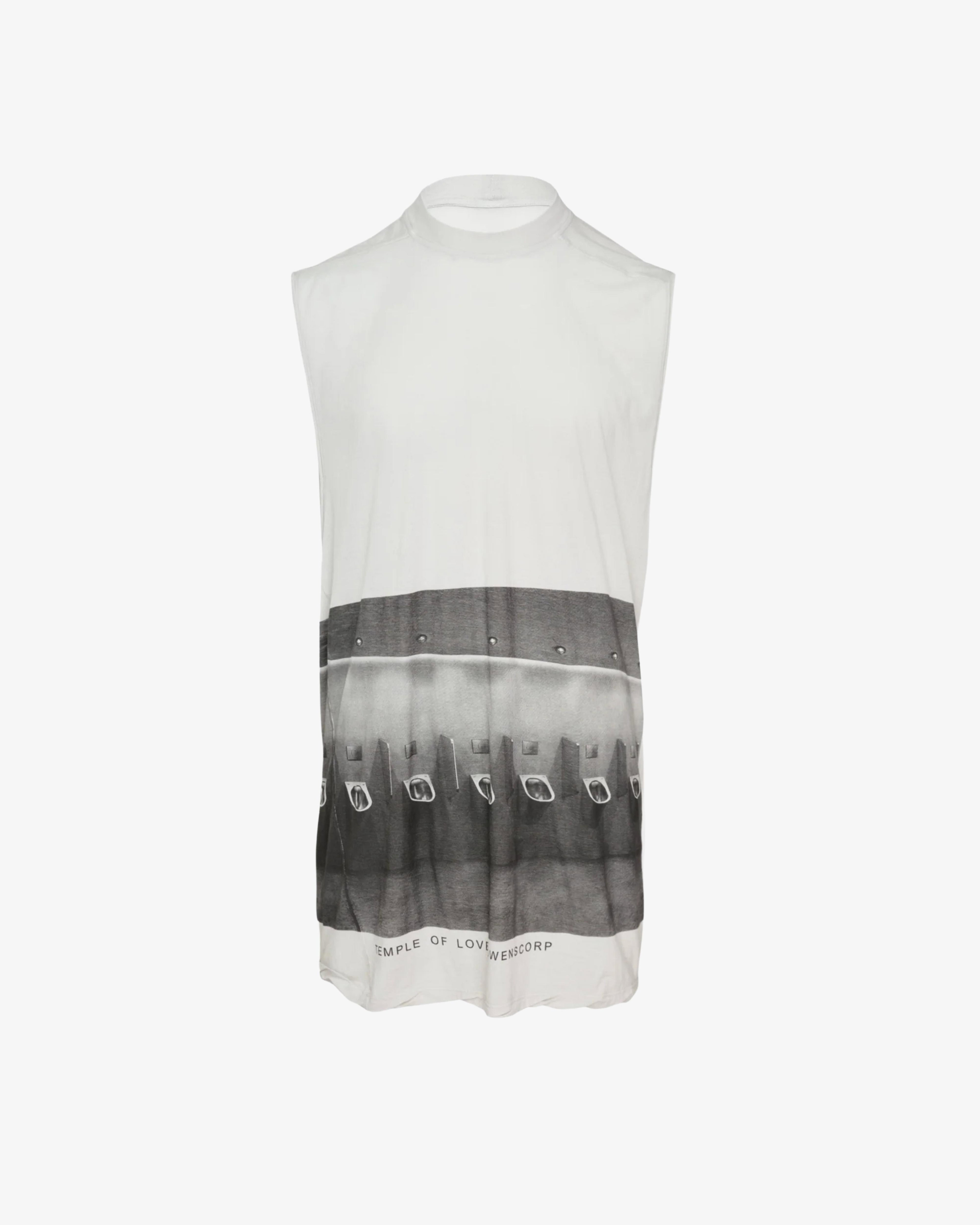 RICK OWENS - Men's Rick S Jumbo Sl Tee - (White) by RICK OWENS