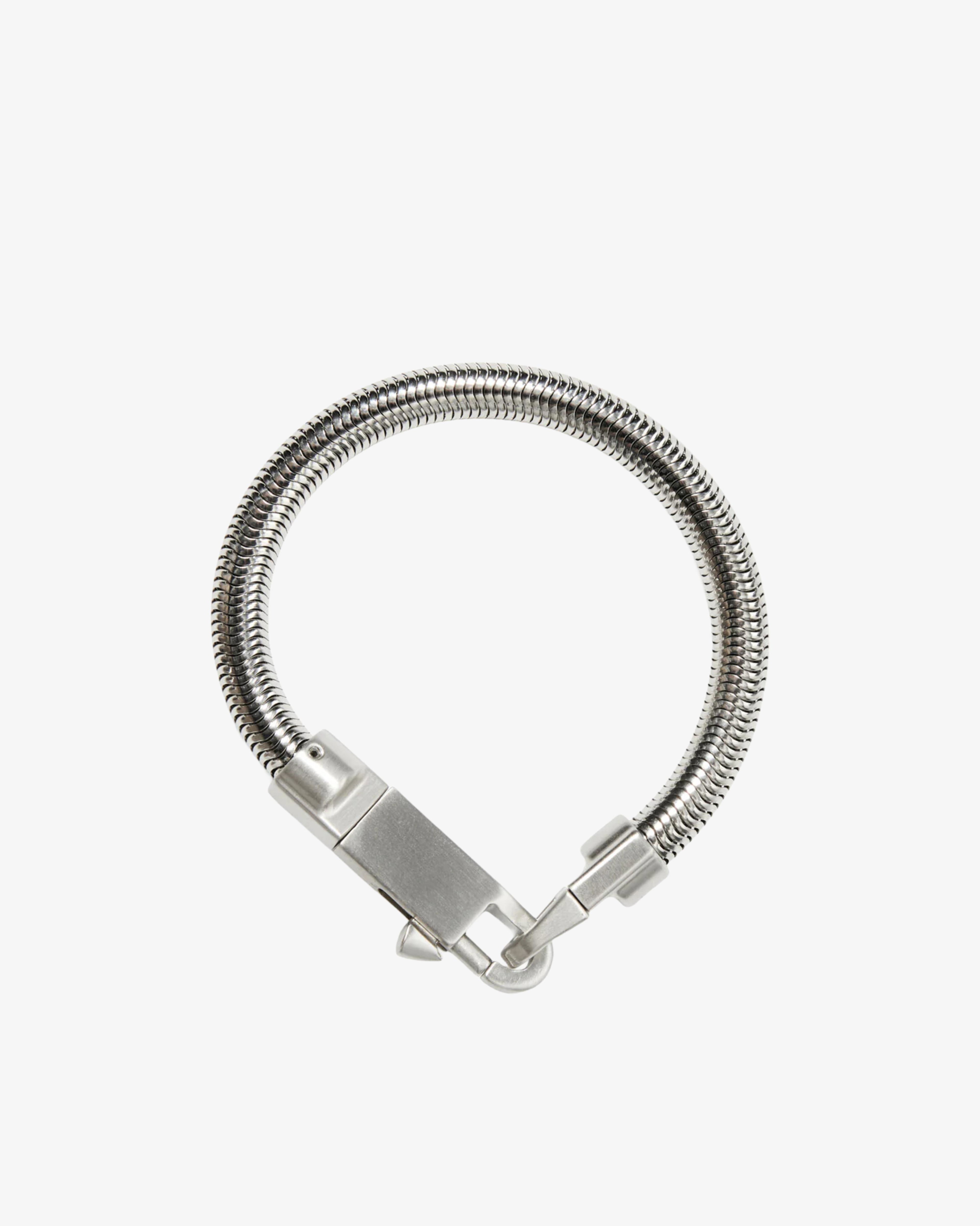RICK OWENS - Men's Snake Bracelet - (Silver) by RICK OWENS