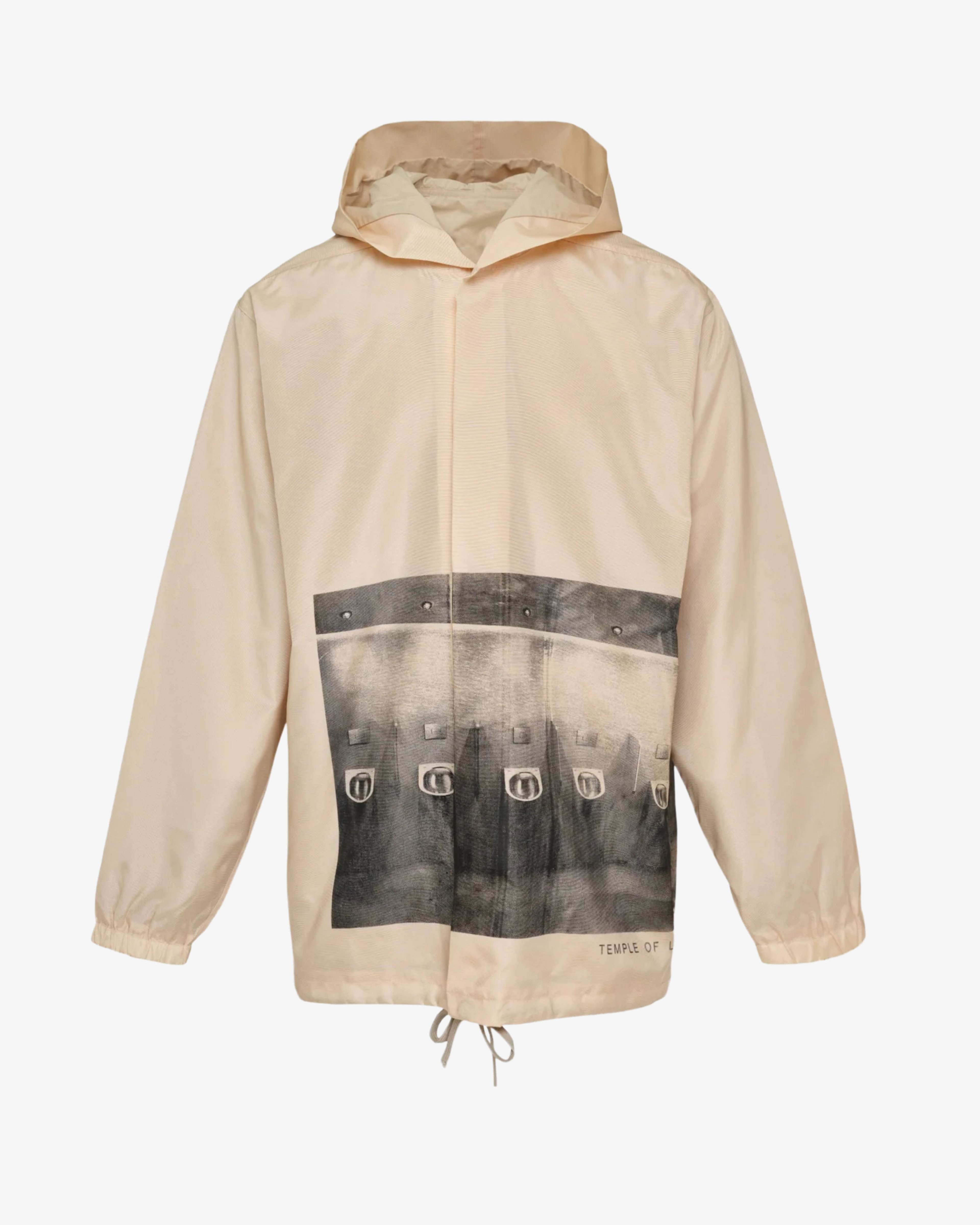 RICK OWENS - Men's Temple Tour Jacket - (Sand) by RICK OWENS RICK OWENS - Men's Temple Tour Jacket - (Sand) by RICK OWENS