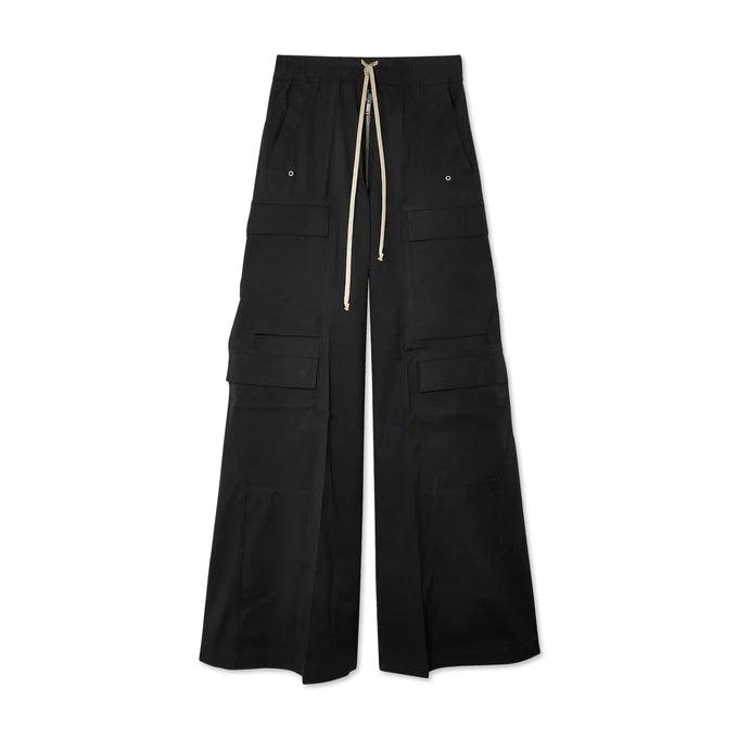 RICK OWENS - Men's Woven Pants Cargobelas - (Black) by RICK OWENS