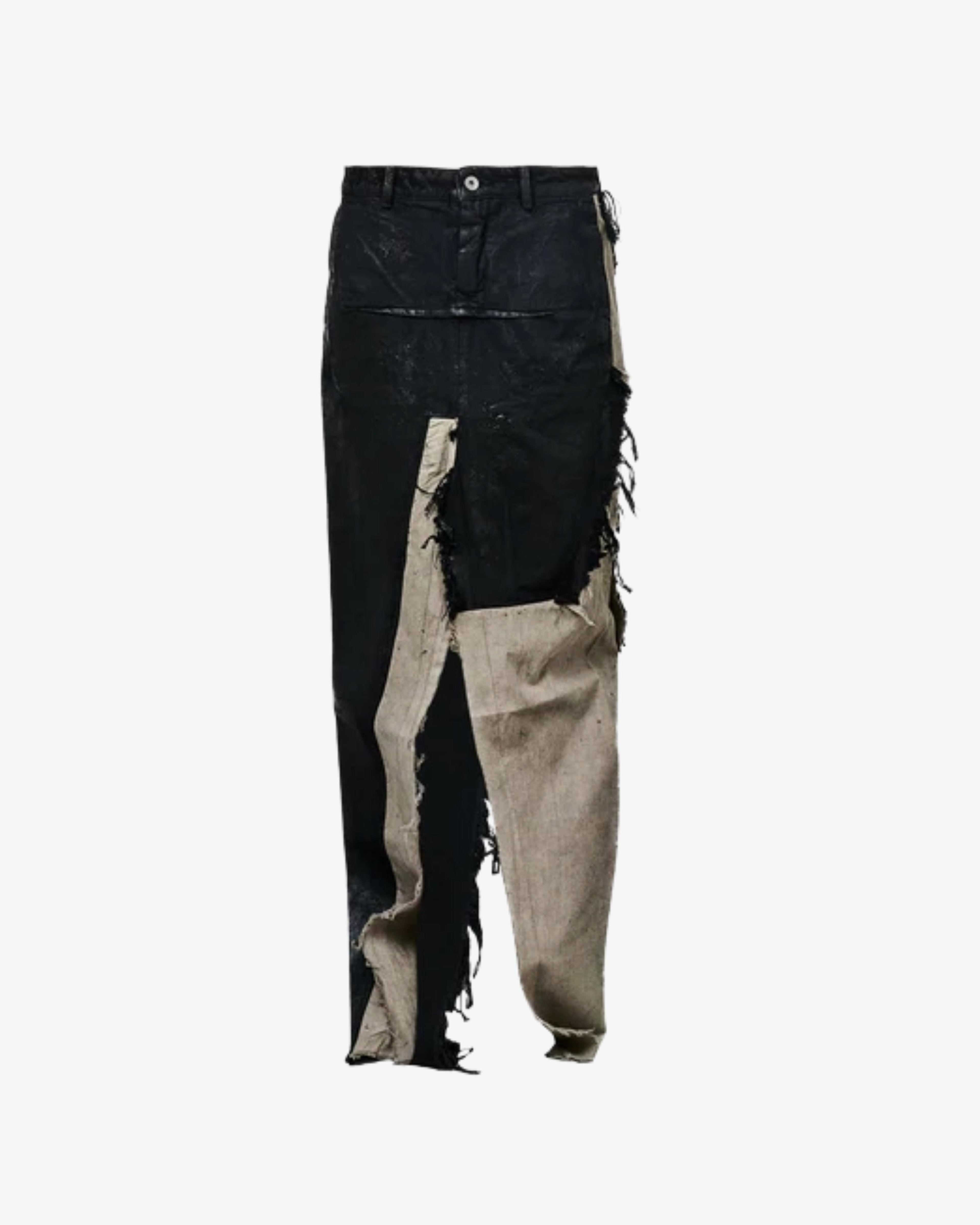 RICK OWENS - Women's Denim Sliced Skirt - (Black0921) by RICK OWENS