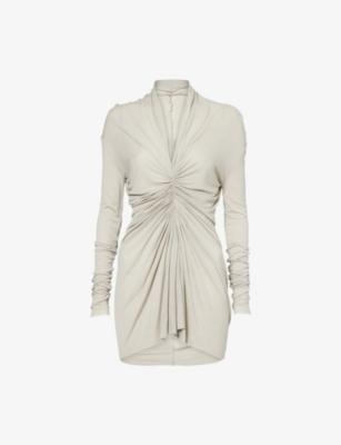 Radiance Long-Sleeve Woven Top by RICK OWENS