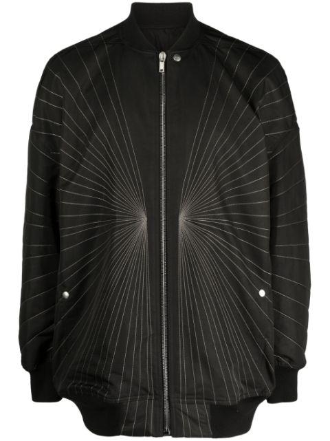 Radiance cotton padded bomber jacket by RICK OWENS