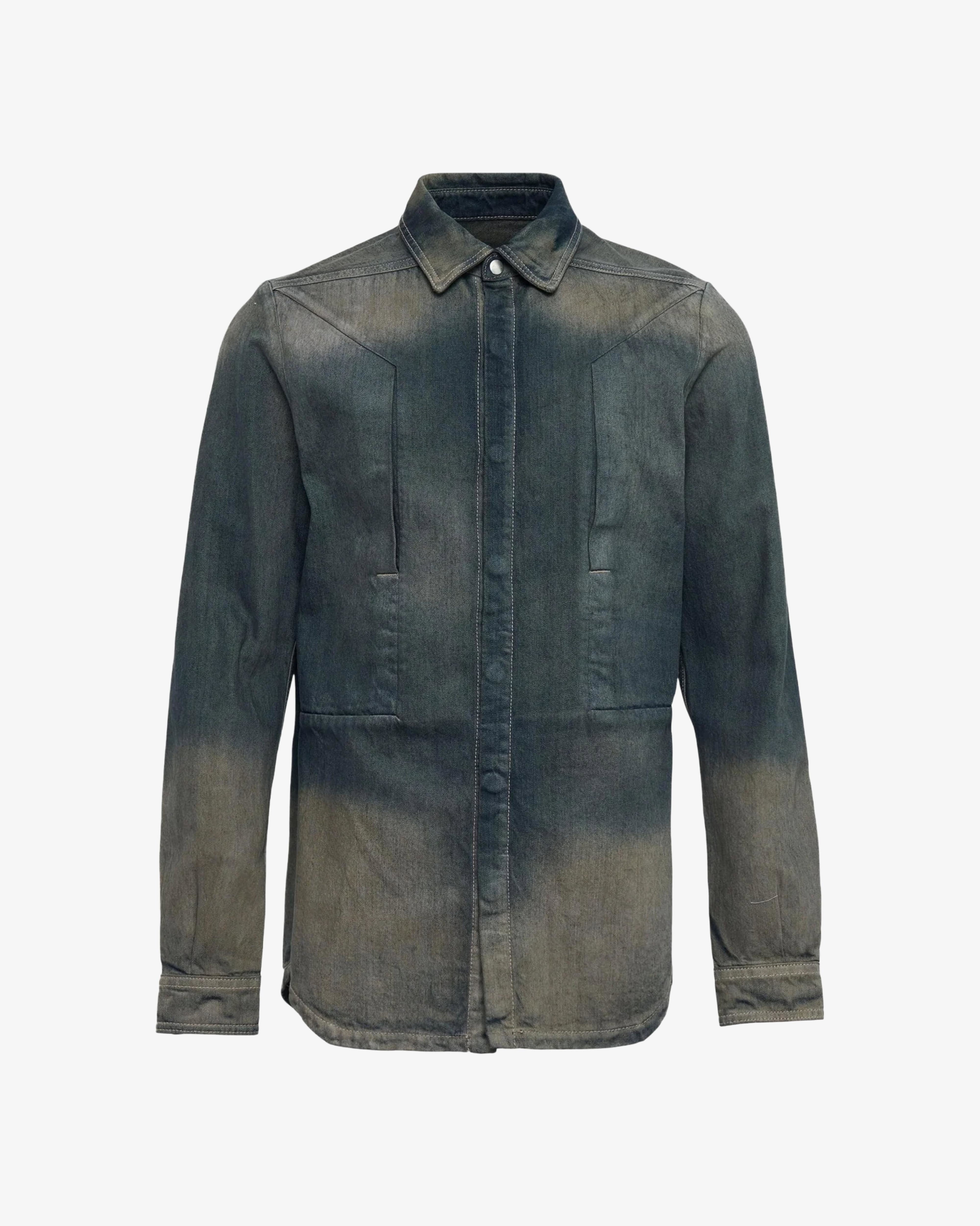 Rick Owens - Men's Fogpocket Outershirt - (Denim78D) by RICK OWENS