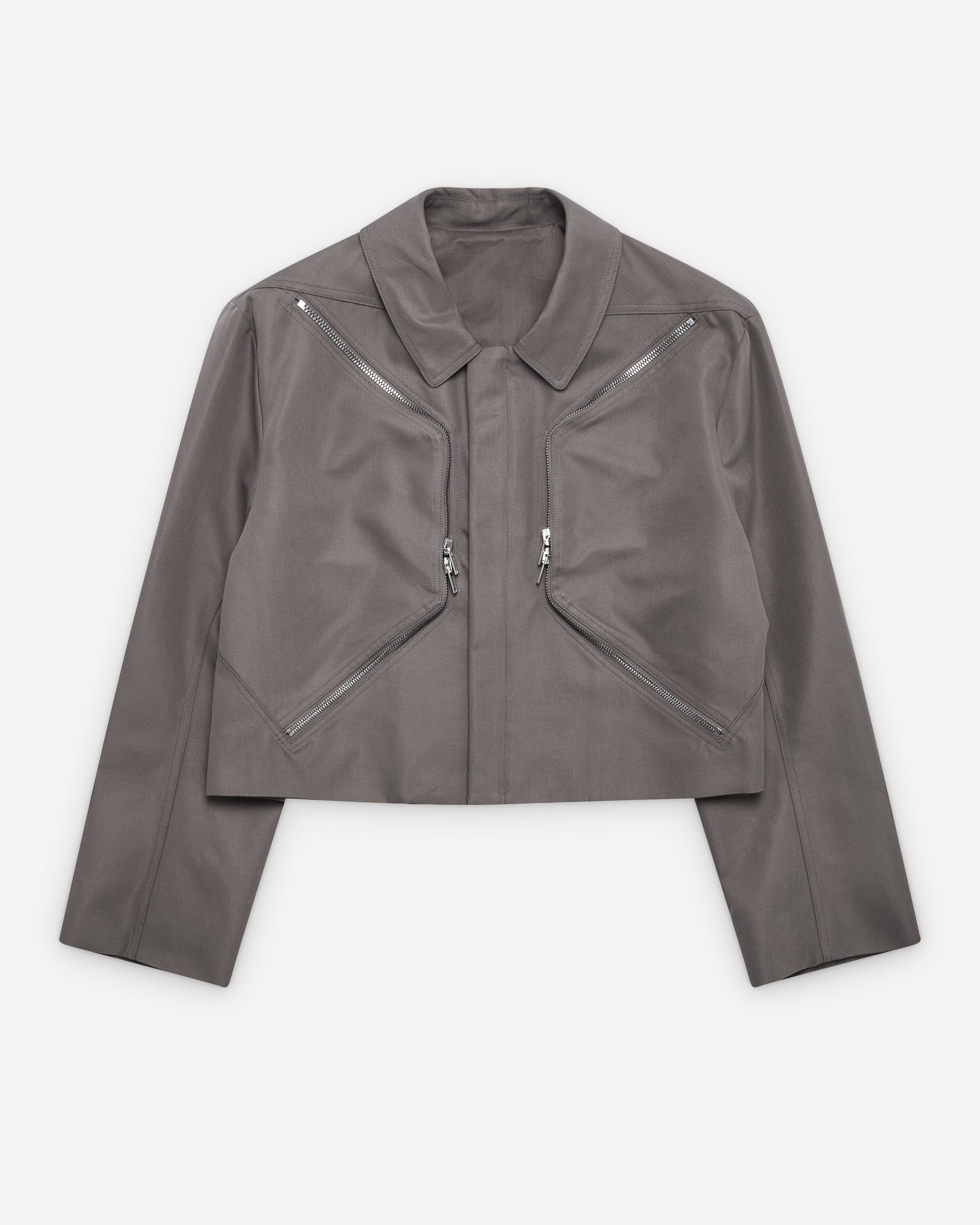 Rick Owens - Men's Heizer Mac Jacket - (Grey) by RICK OWENS