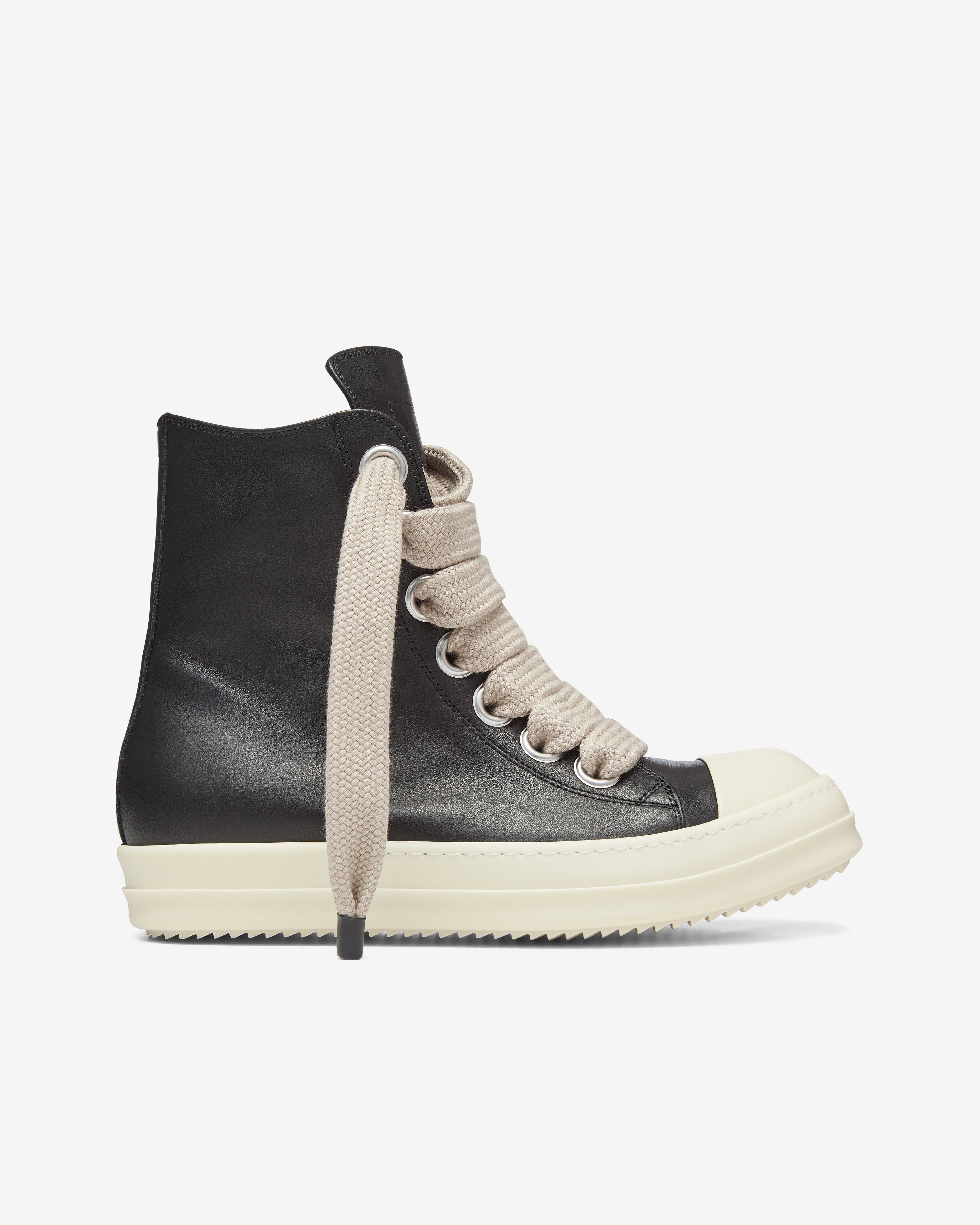 Rick Owens - Men's Jumbolace Sneakers - (Black/Milk) by RICK OWENS