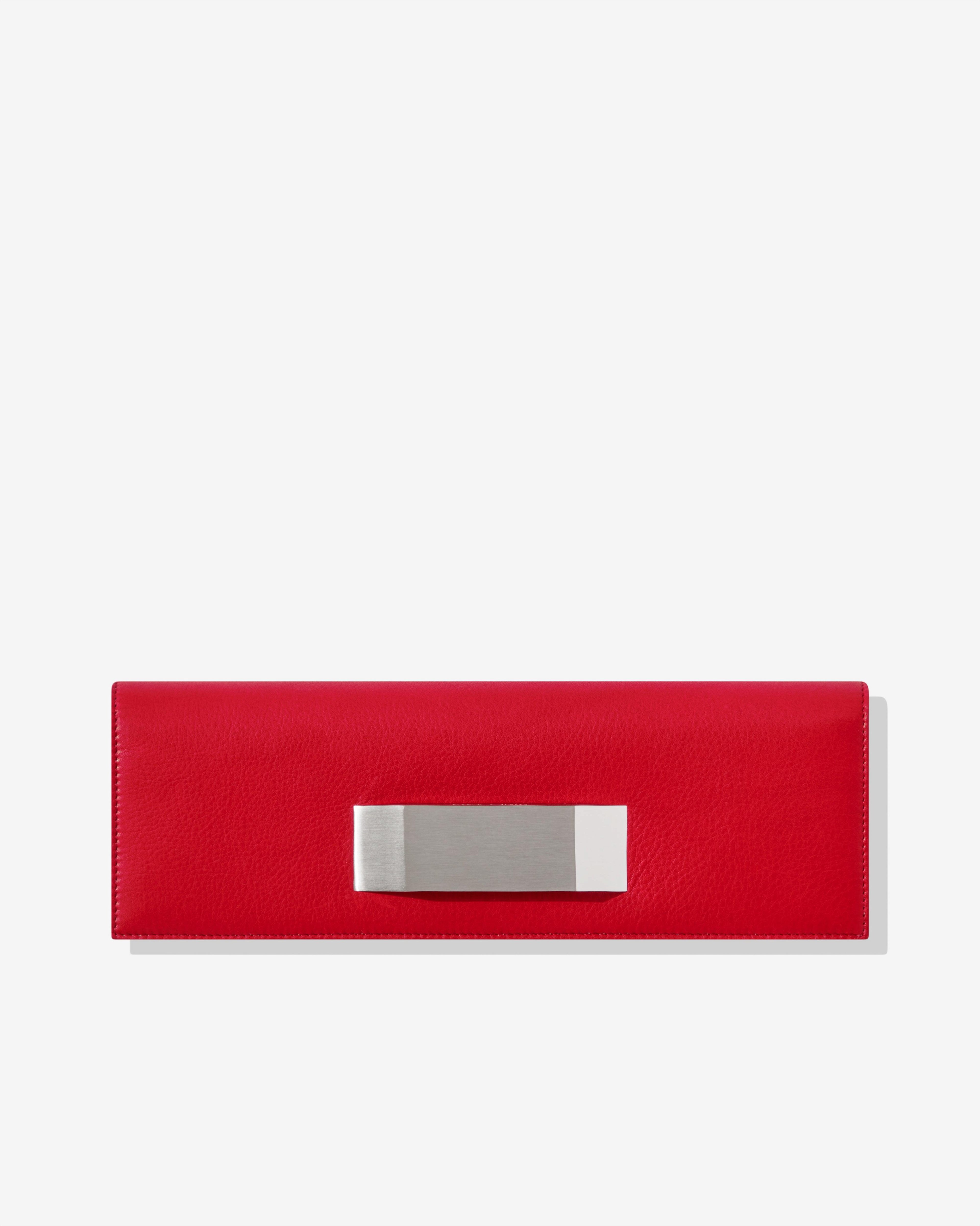 Rick Owens - Men's Leather Baguette Clutch - (Cardinal Red) by RICK OWENS