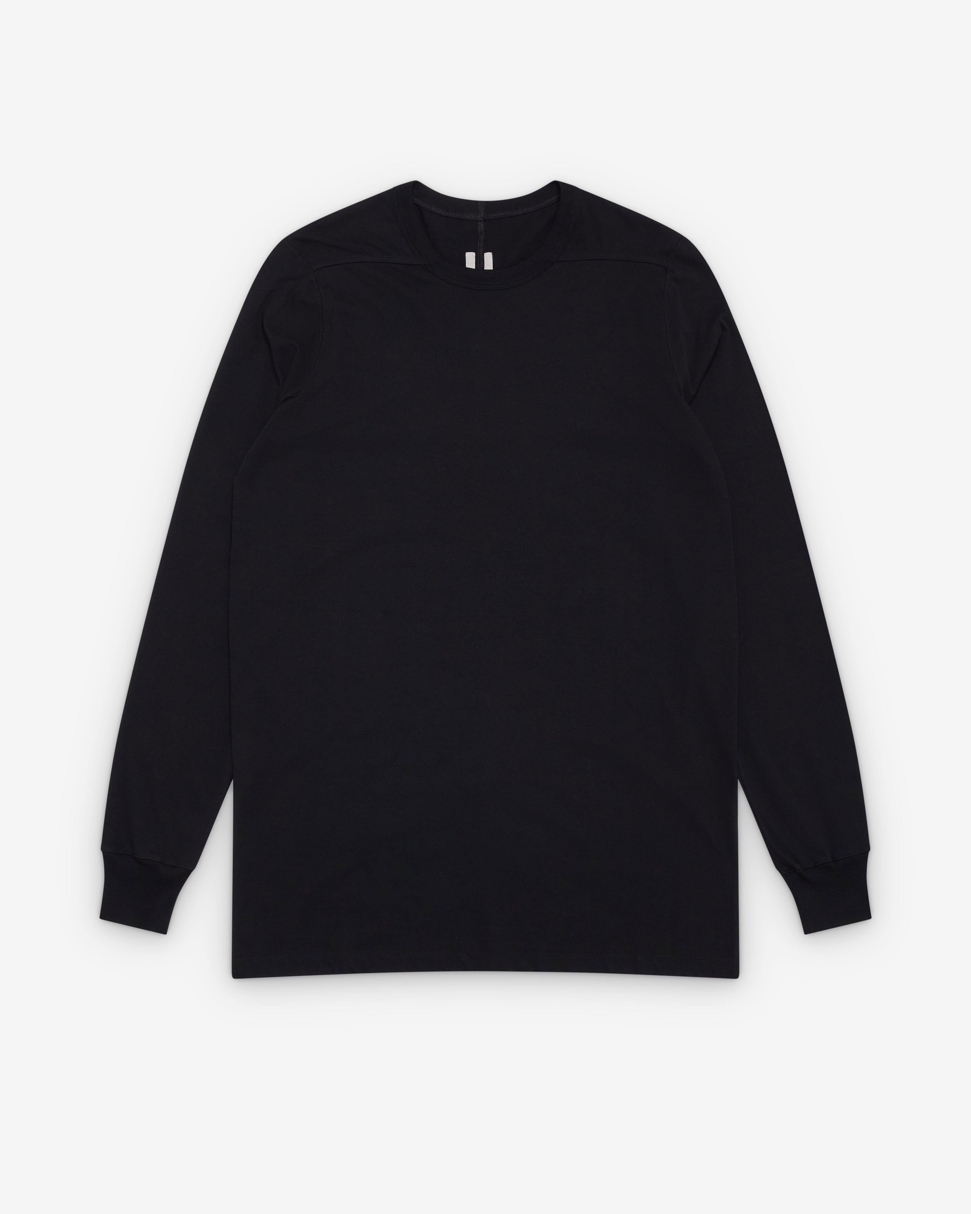 Rick Owens - Men's Level LS T-Shirt - (Black) by RICK OWENS
