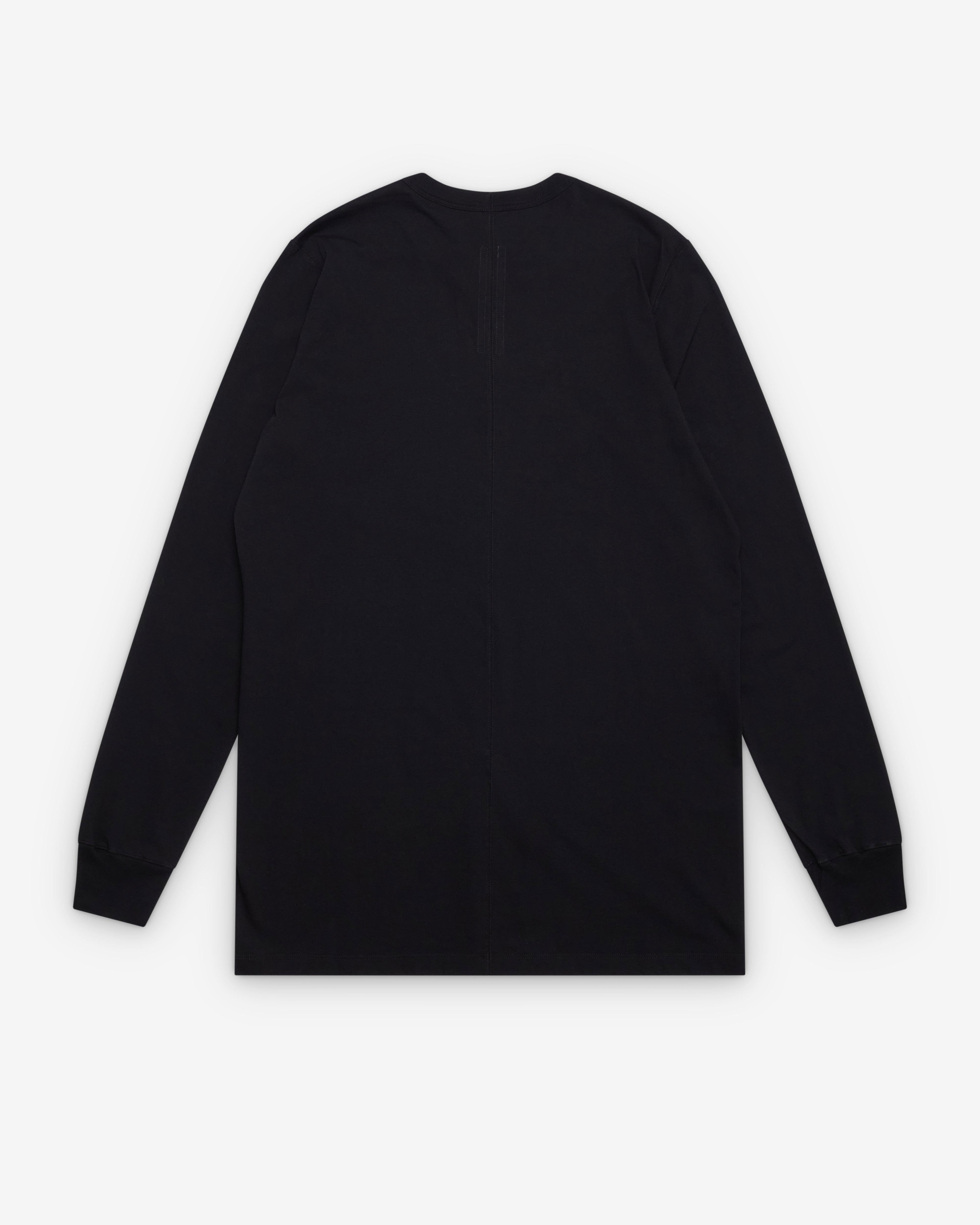 Rick Owens - Men's Level LS T-Shirt - (Black) by RICK OWENS