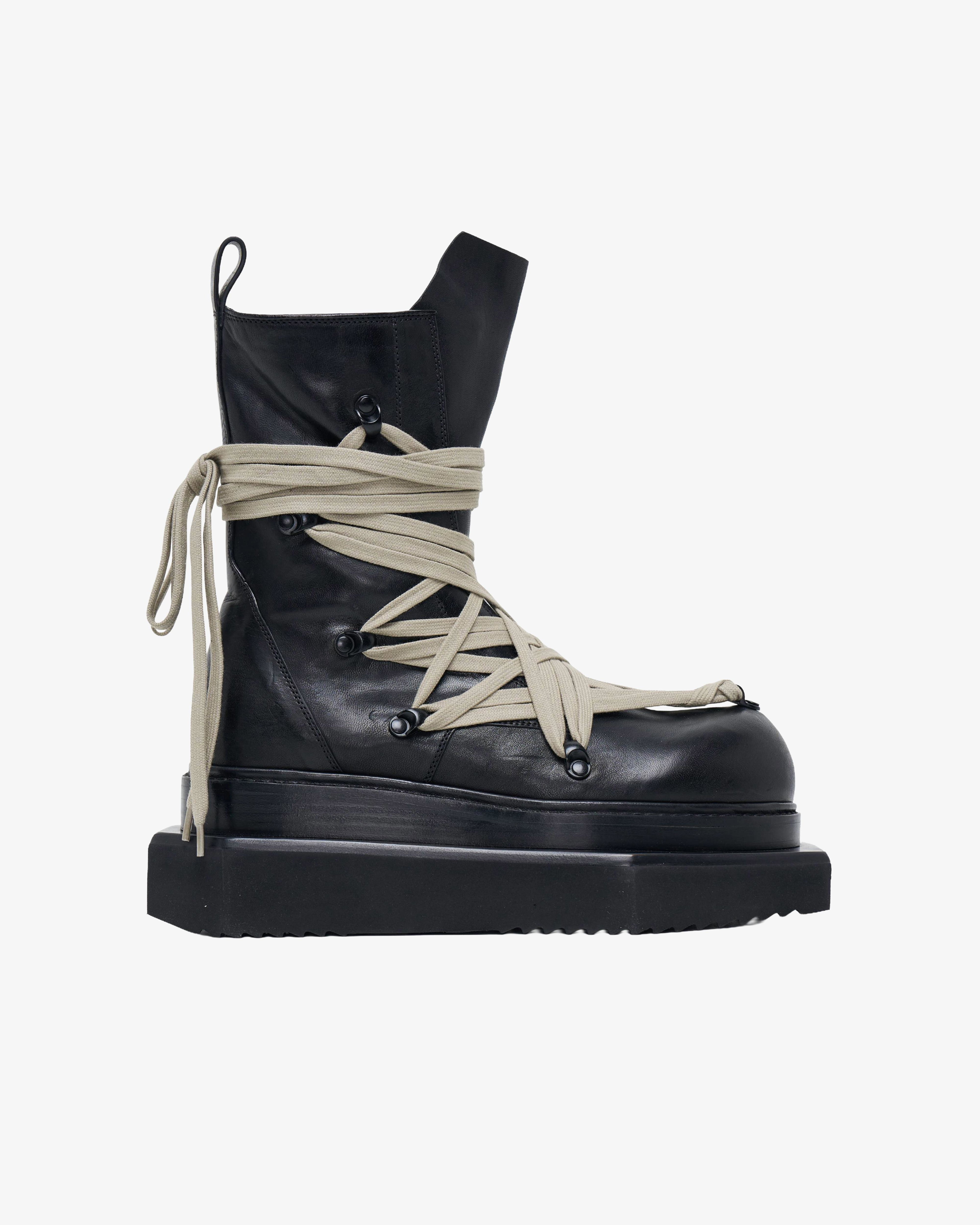 Rick Owens - Men's Megalace Turbo Cyclops - (Black09) by RICK OWENS