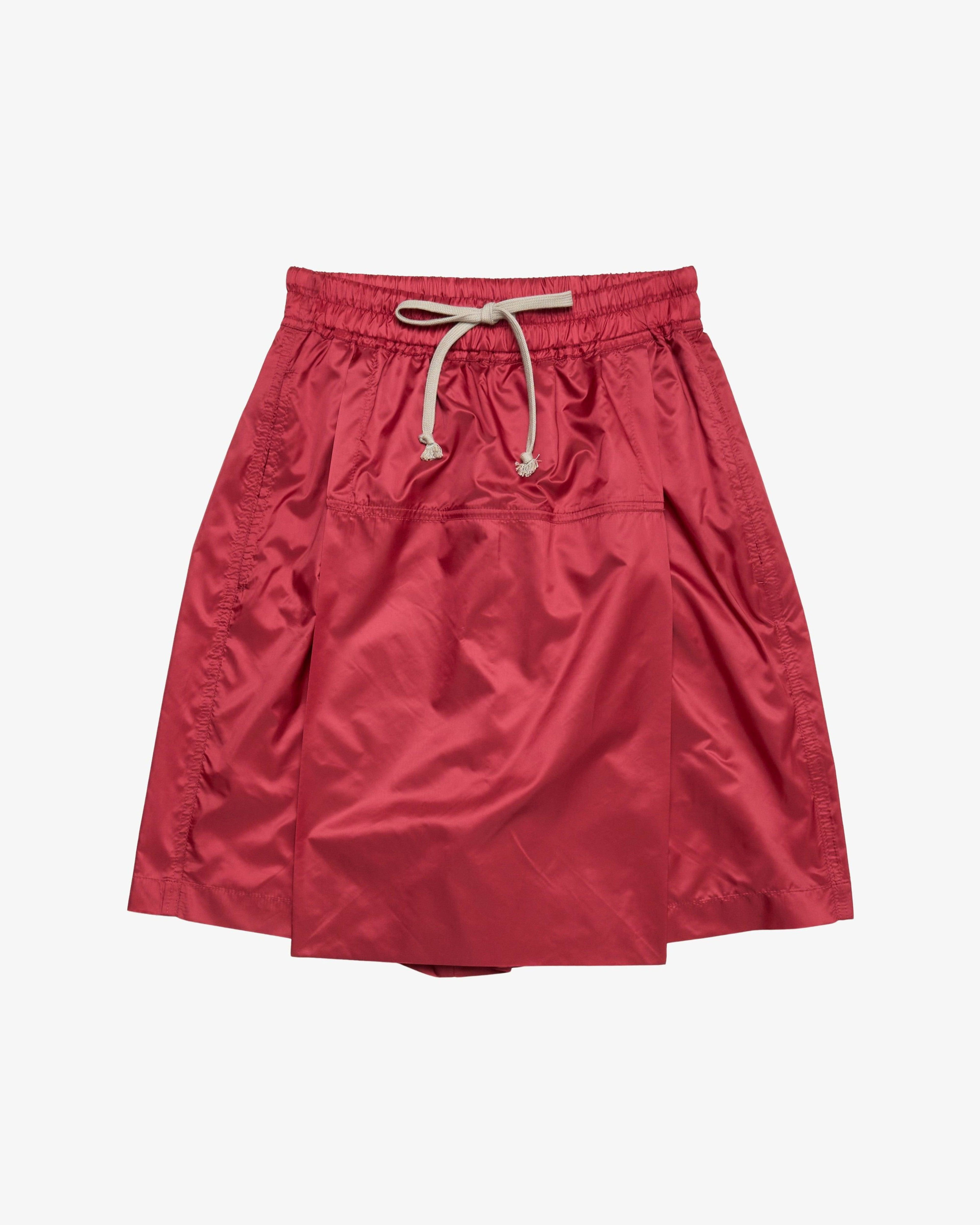 Rick Owens - Men's Moncler Kiltshorts - (Carnelian) by RICK OWENS