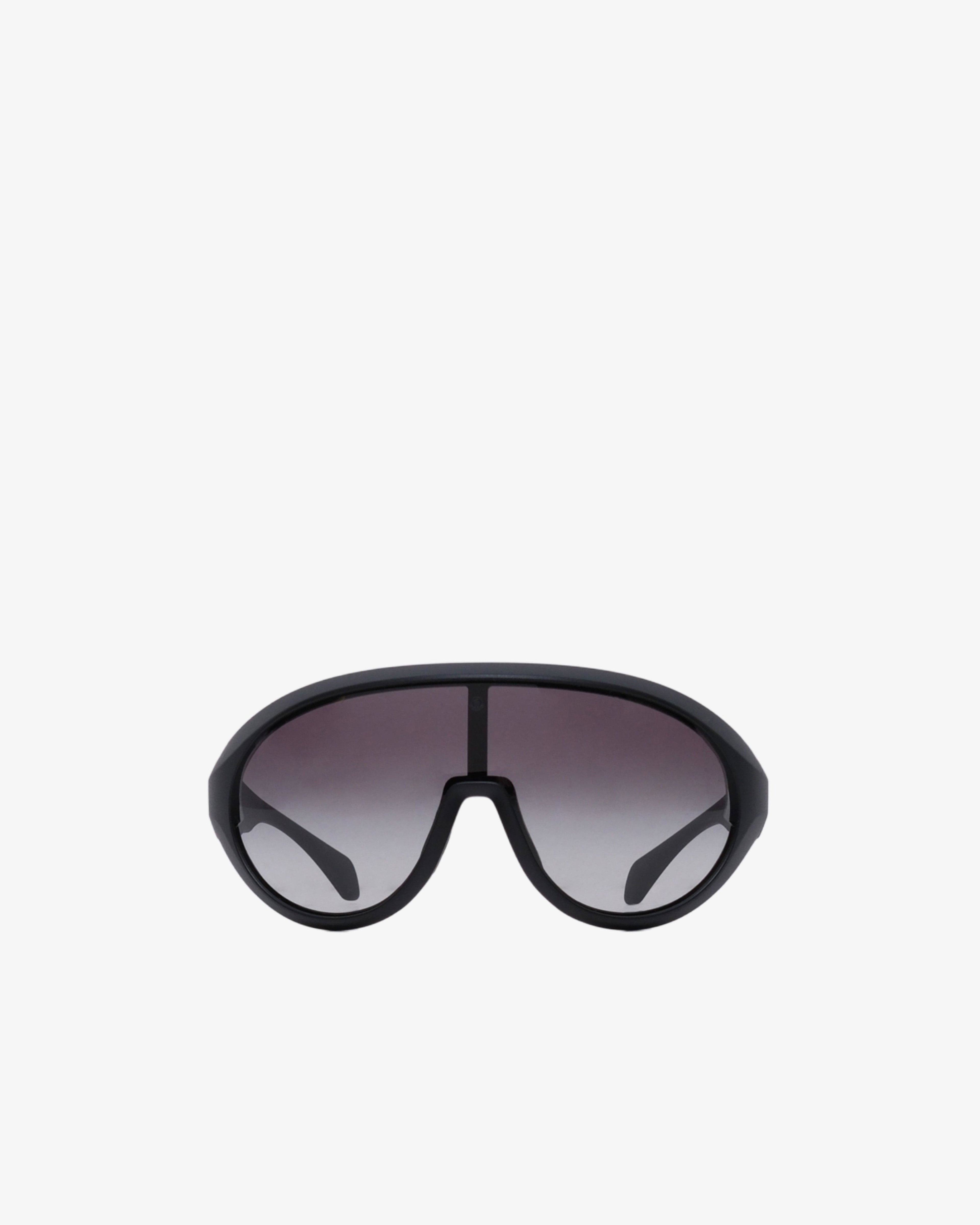 Rick Owens - Men's Moncler Sunglasses - (Black Temple) by RICK OWENS