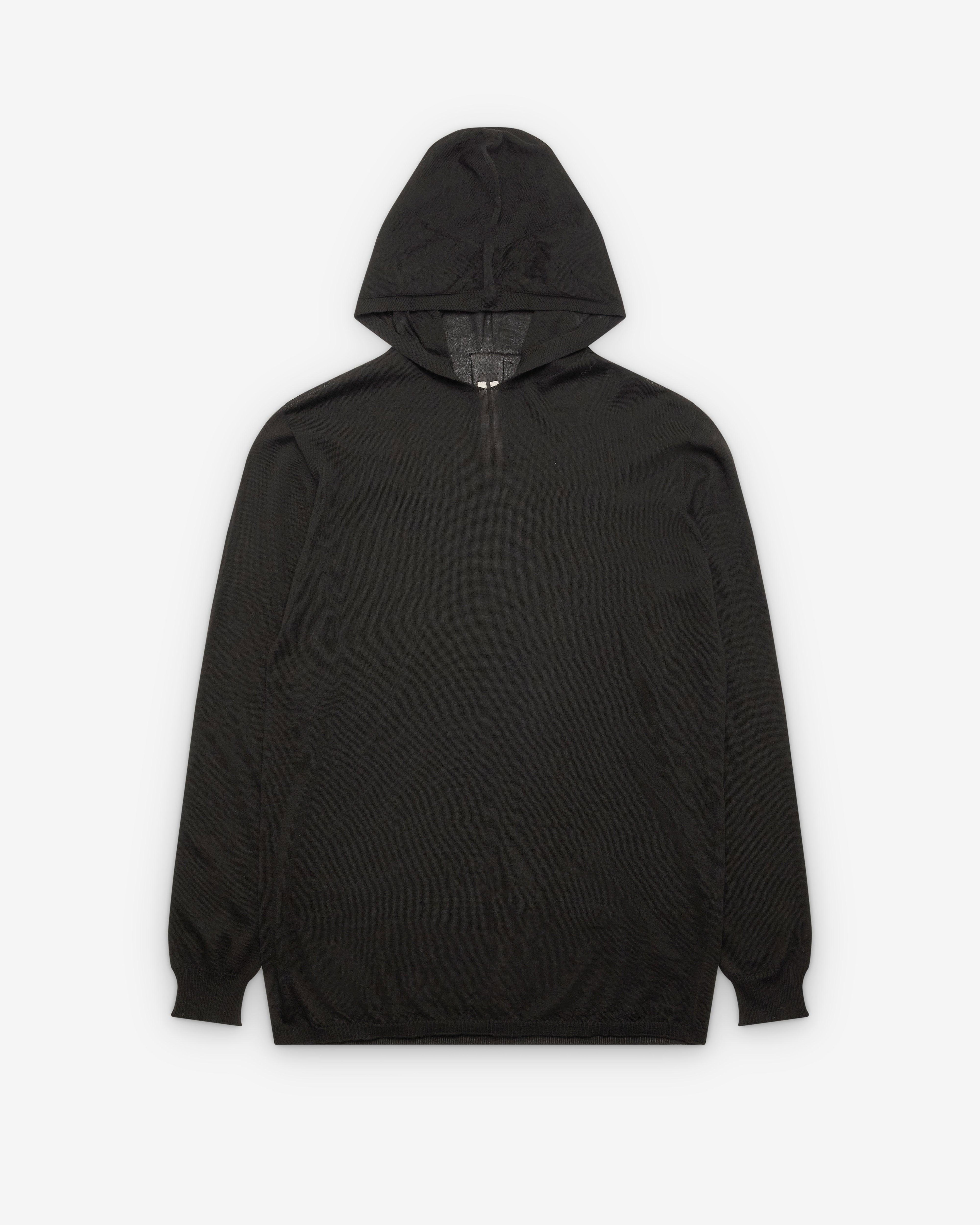 Rick Owens - Men's Oversized Ls Hoodie - (Black) by RICK OWENS