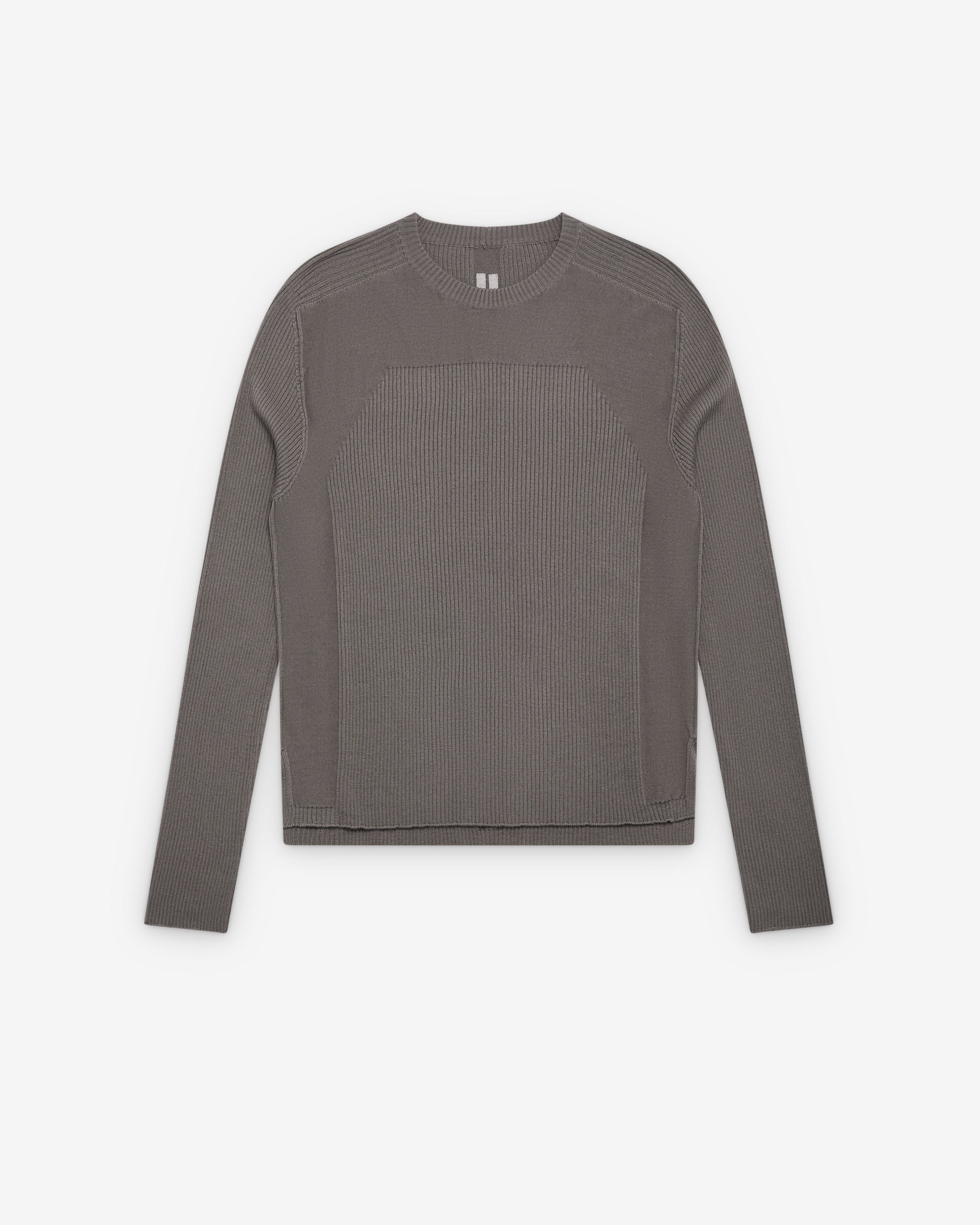 Rick Owens - Men's Ribbed Geo Knit - (Dust) by RICK OWENS