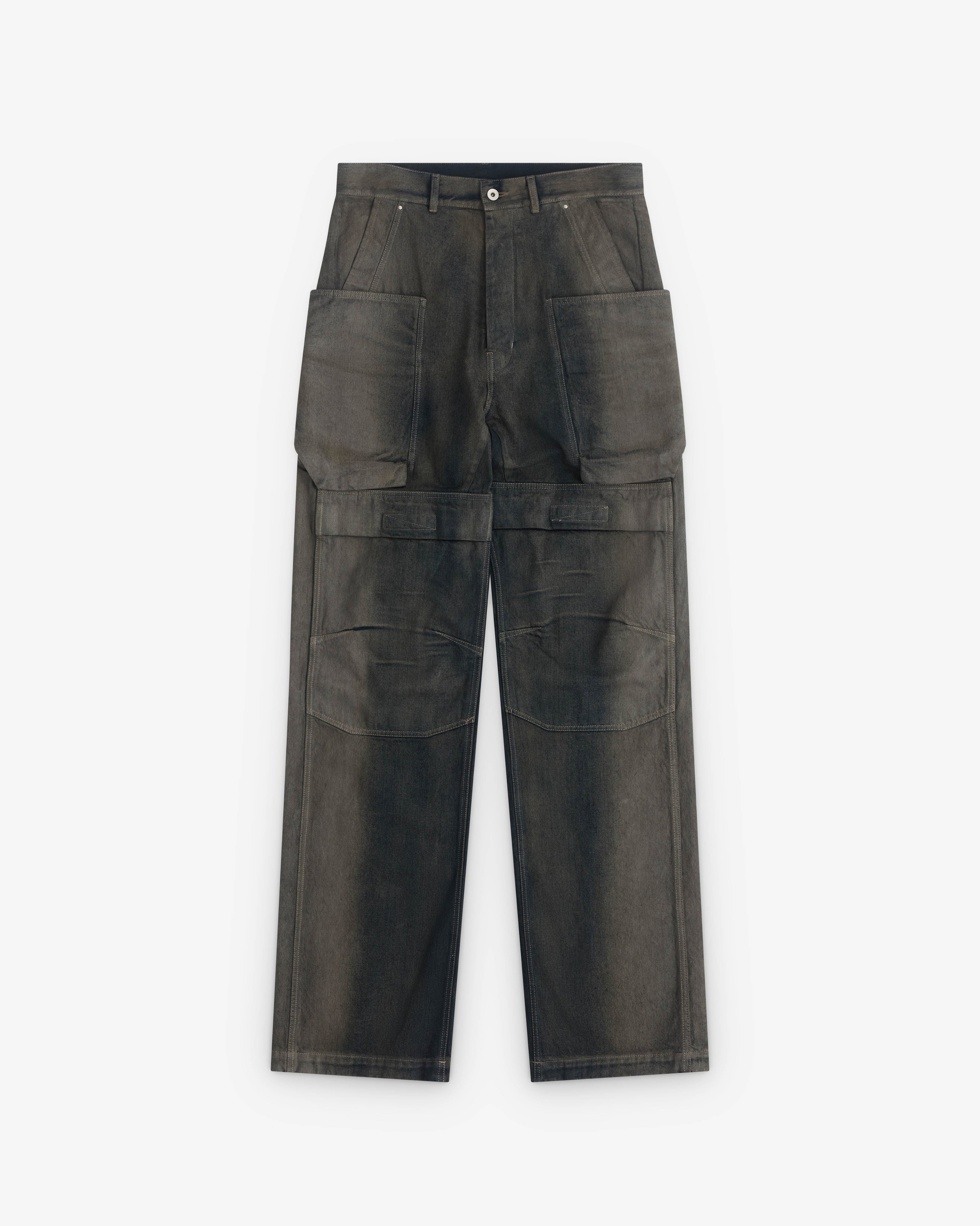 Rick Owens - Men’s Stefan Denim Trousers - (Dark Grey) by RICK OWENS