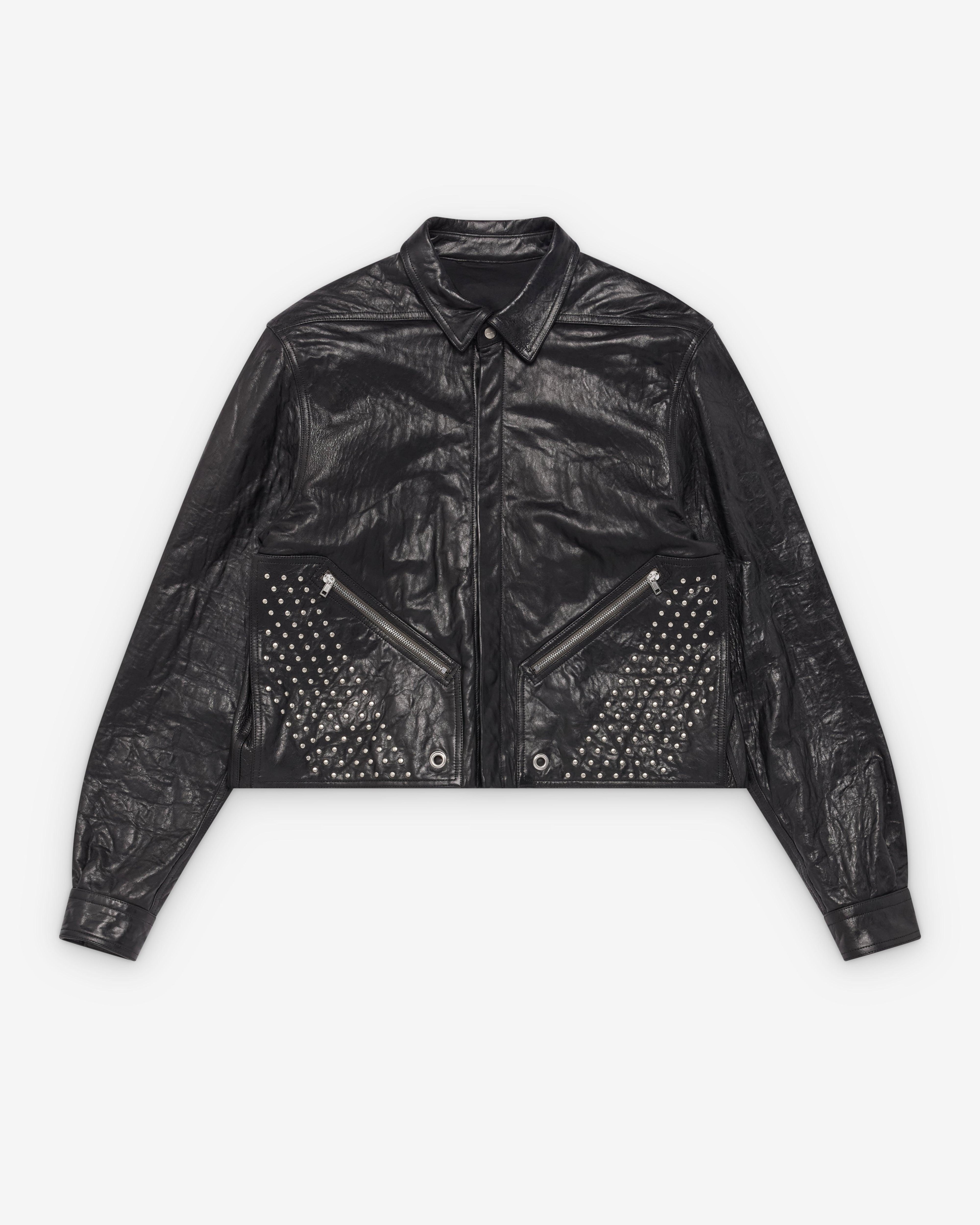 Rick Owens - Men's Tour Alice Shirt Jacket - (Black) by RICK OWENS