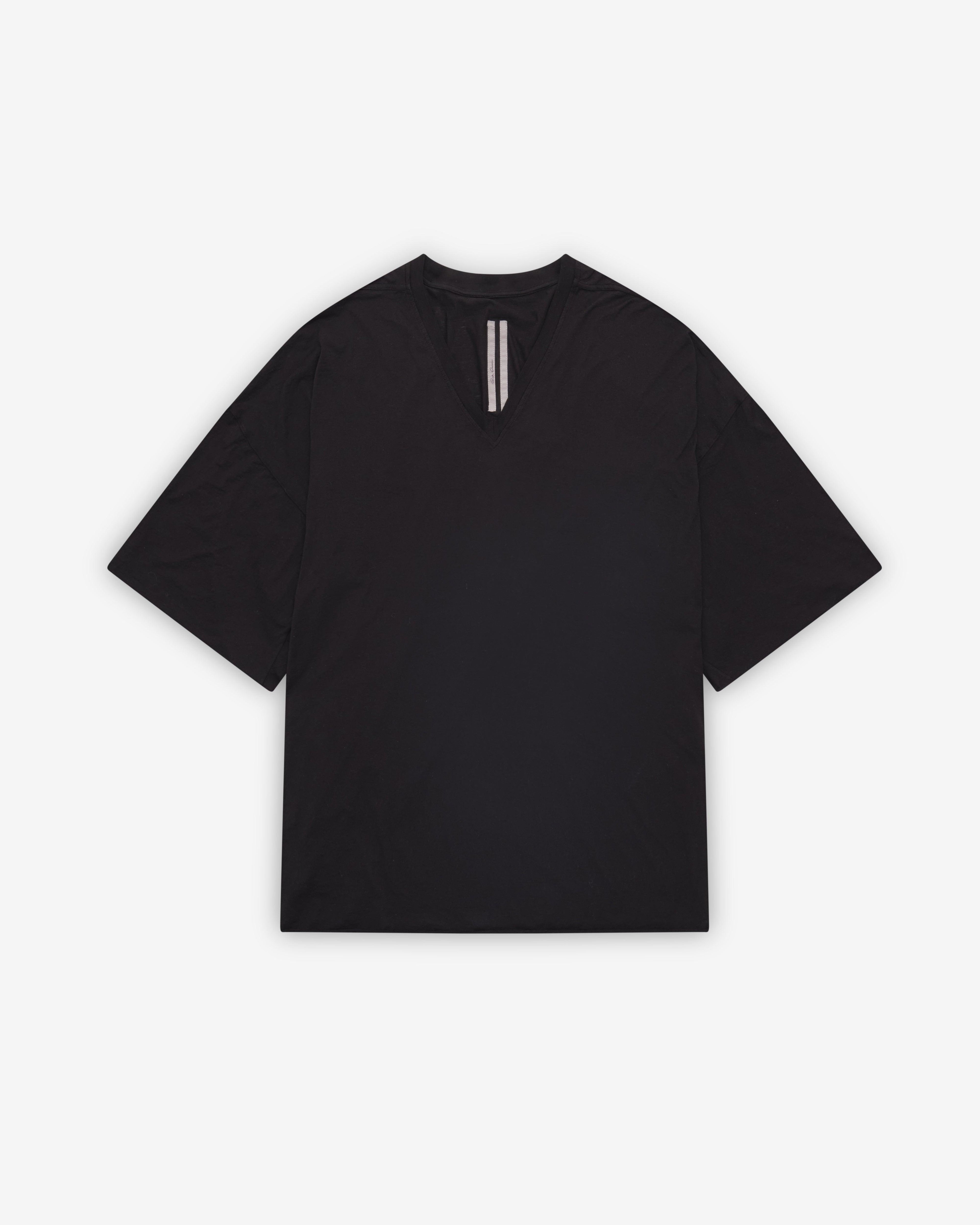 Rick Owens - Men's V Tommy T-Shirt - (Black) by RICK OWENS