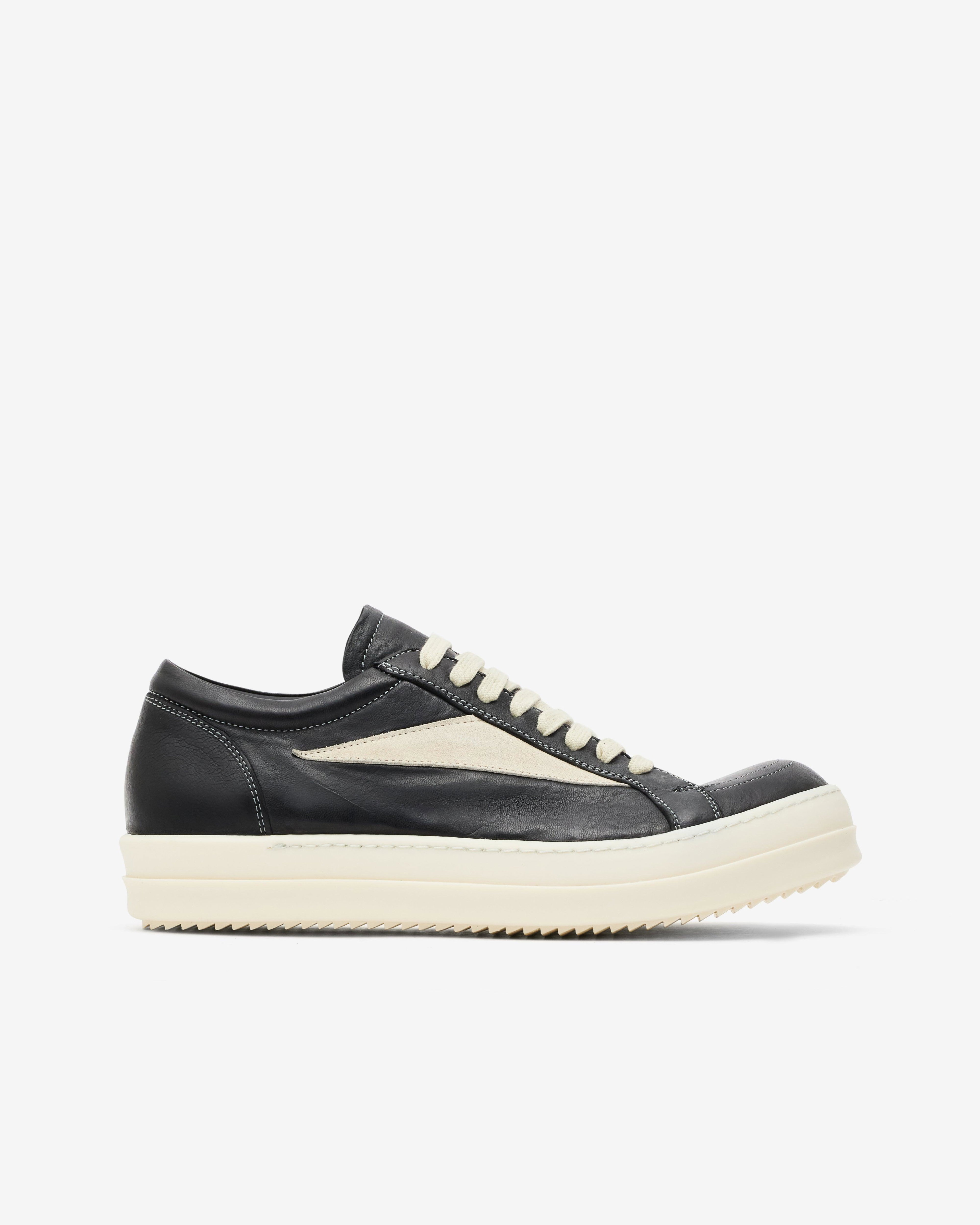 Rick Owens - Men's Vintage Sneaks - (Black/White) by RICK OWENS