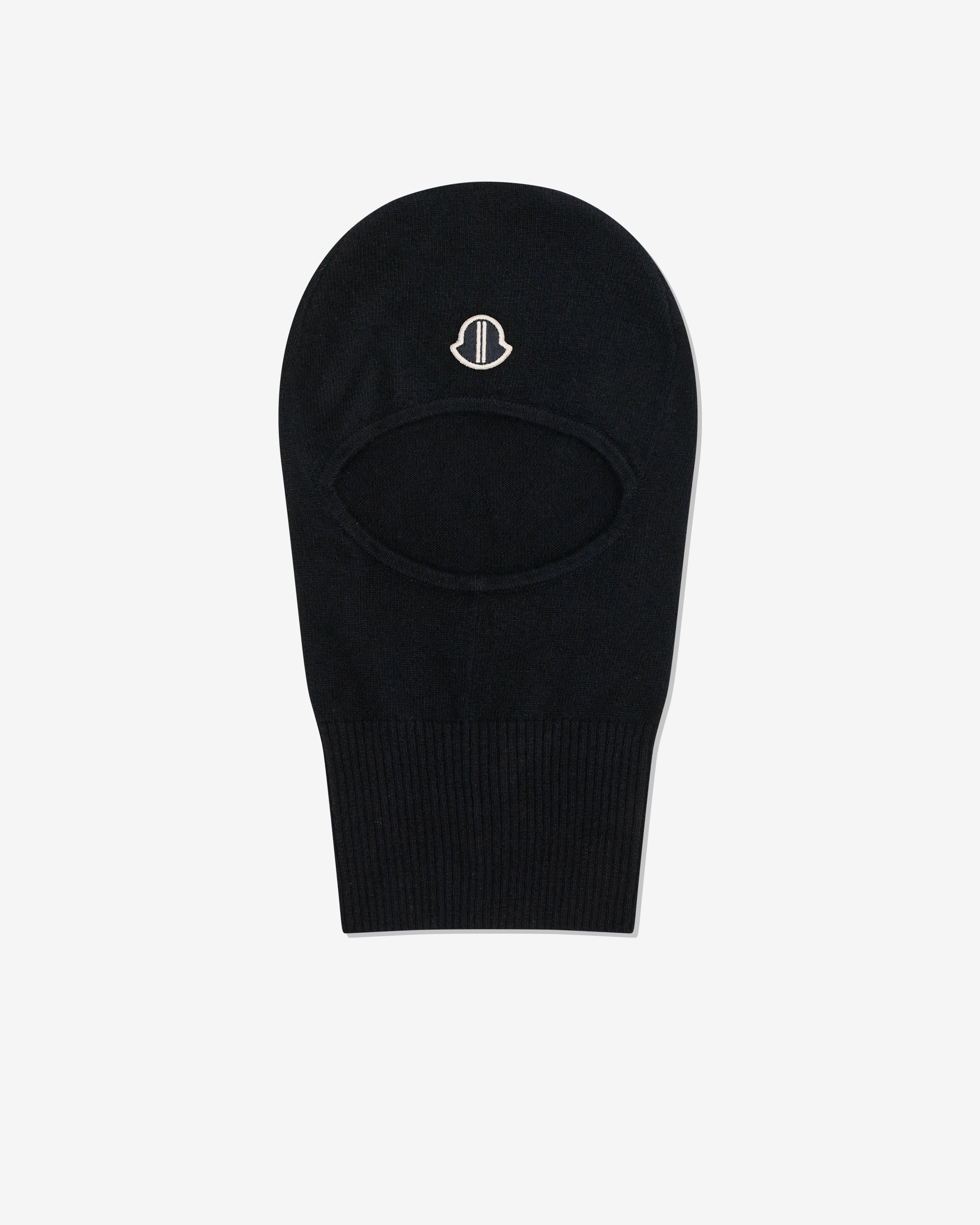 Rick Owens - Moncler Men's Knit Skull Balaclava - (Black) by RICK OWENS