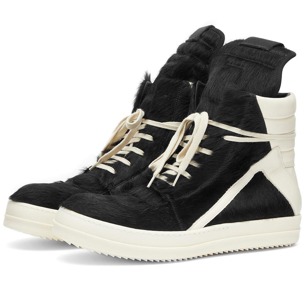 Rick Owens Pony Hair Geobasket Sneaker by RICK OWENS Rick Owens Pony Hair Geobasket Sneaker by RICK OWENS